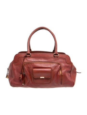Leather Top Handle Bag