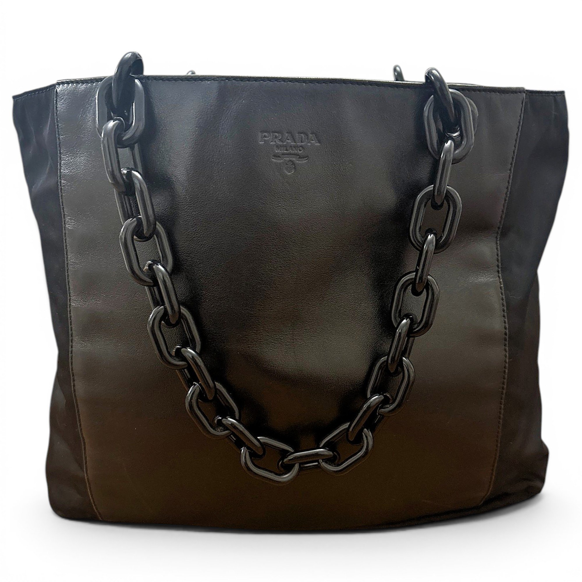 Leather tote