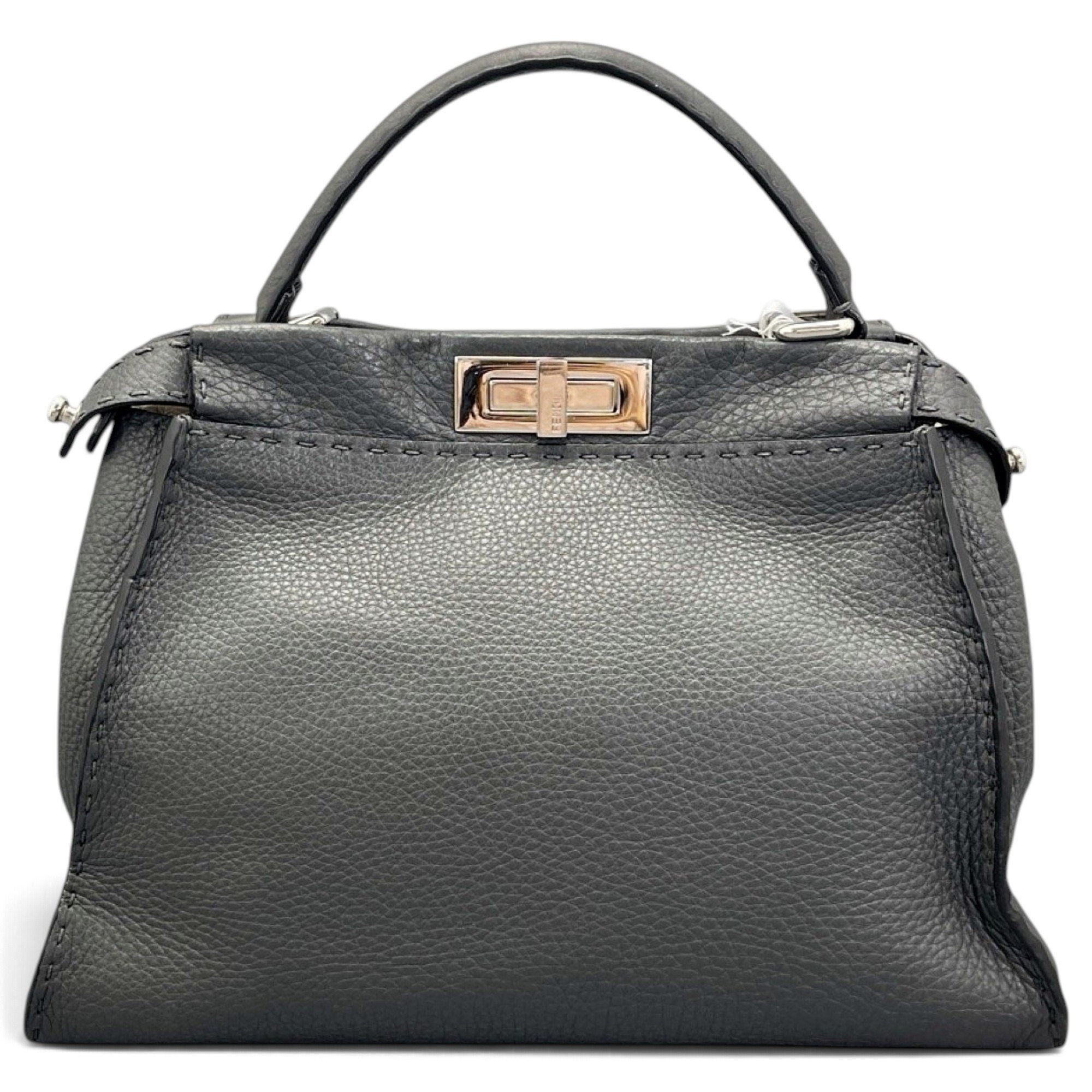Peekaboo leather handbag