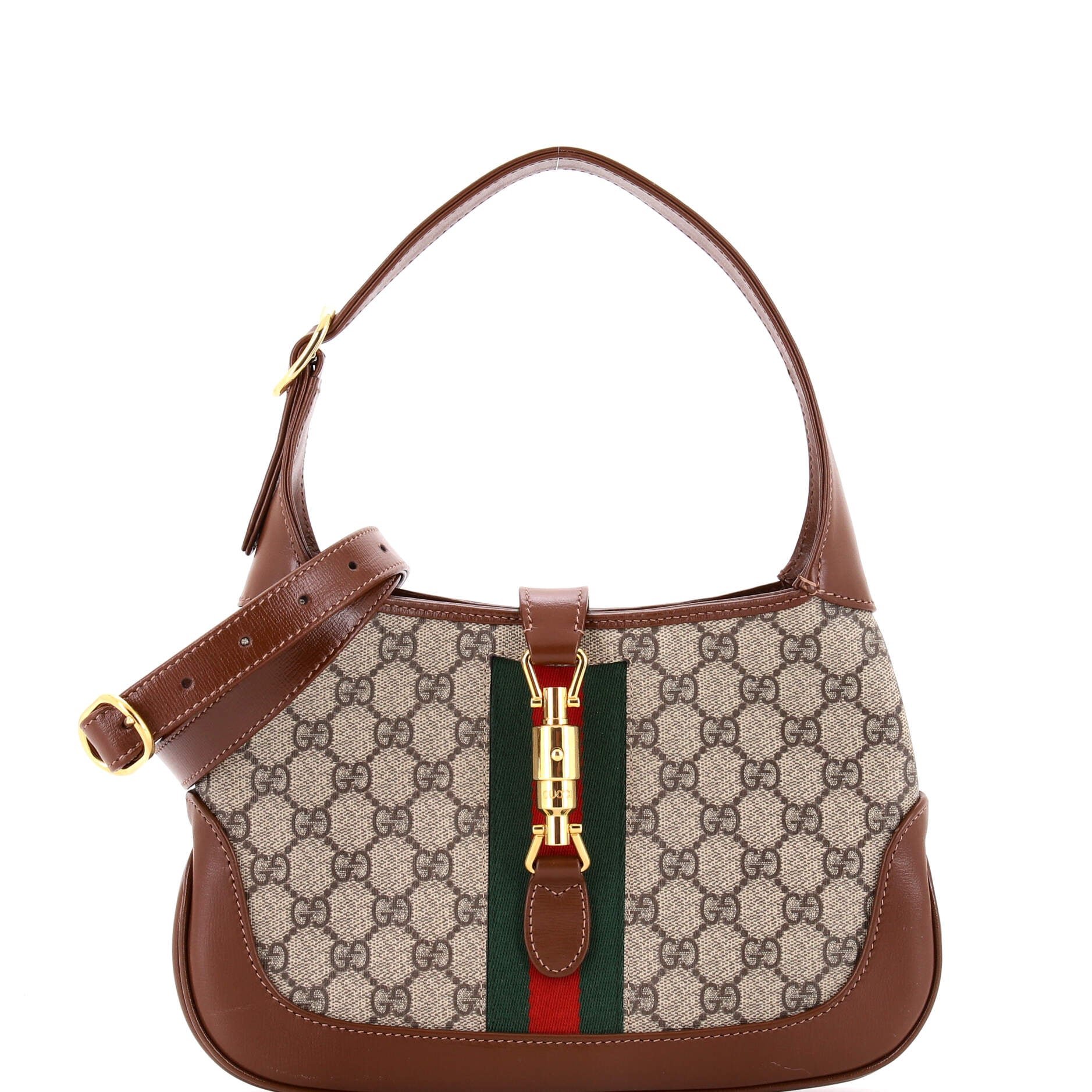 Jackie 1961 Hobo GG Coated Canvas Small