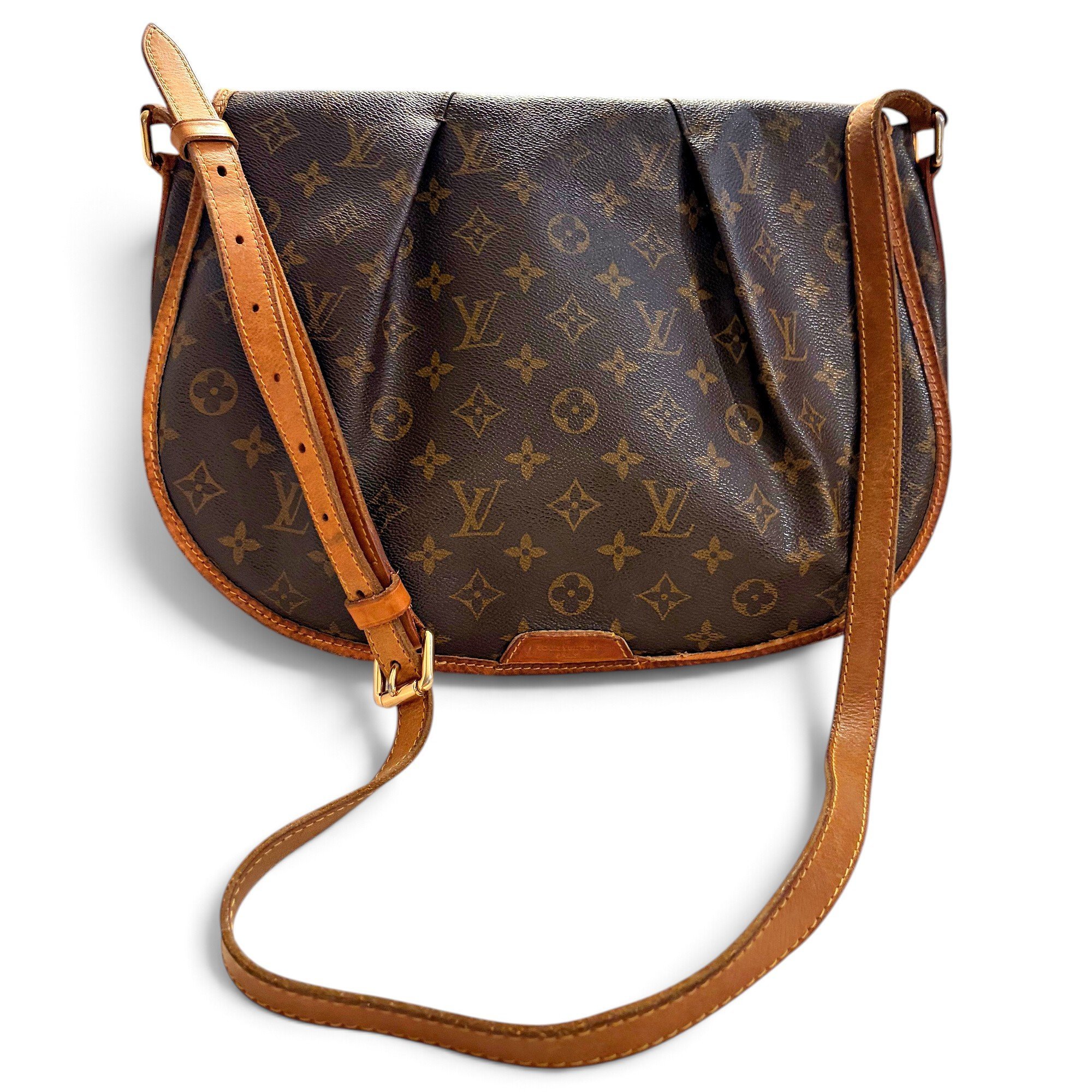 Menilmontant leather crossbody bag