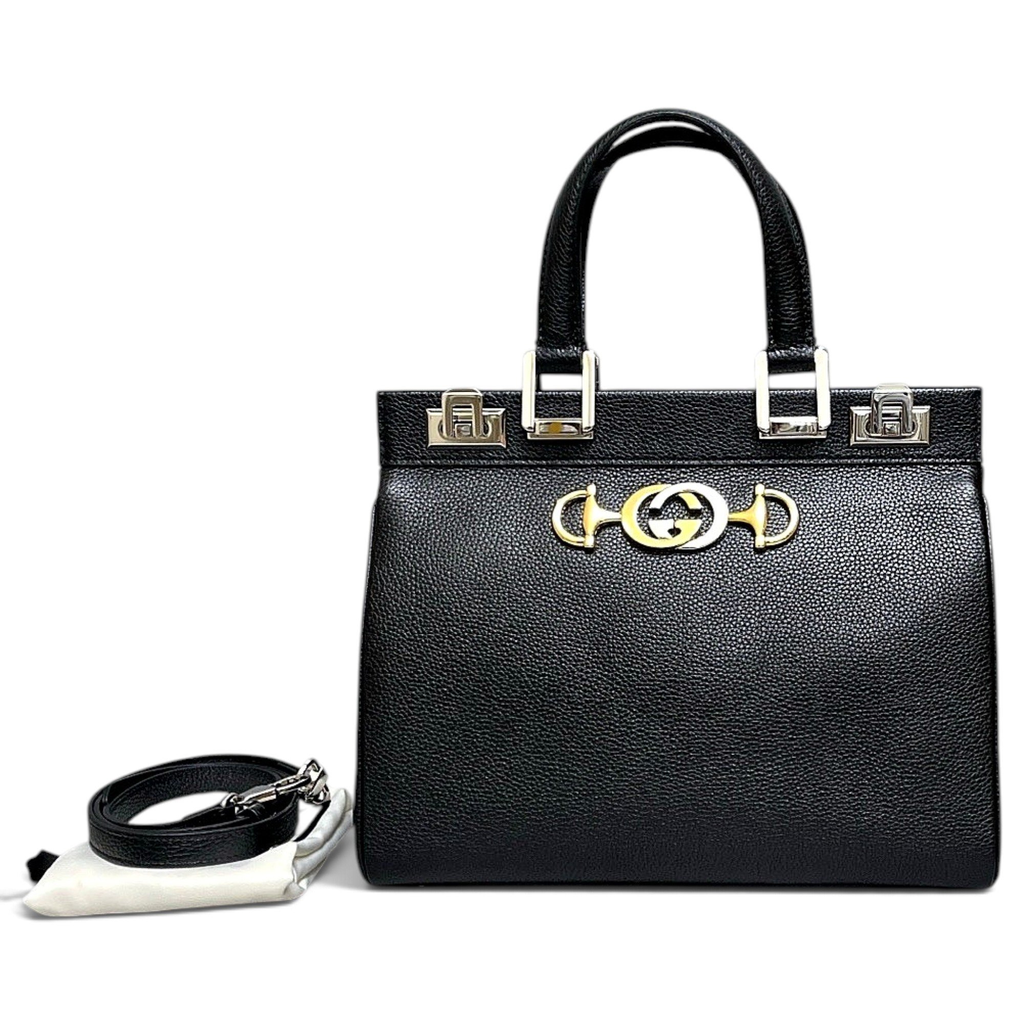 Zumi leather handbag
