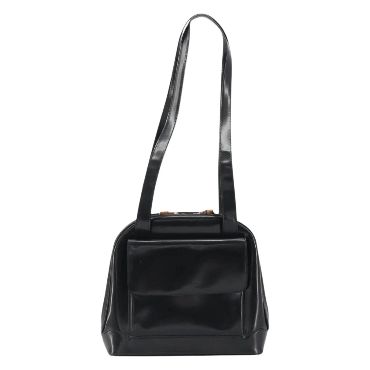 Patent leather tote