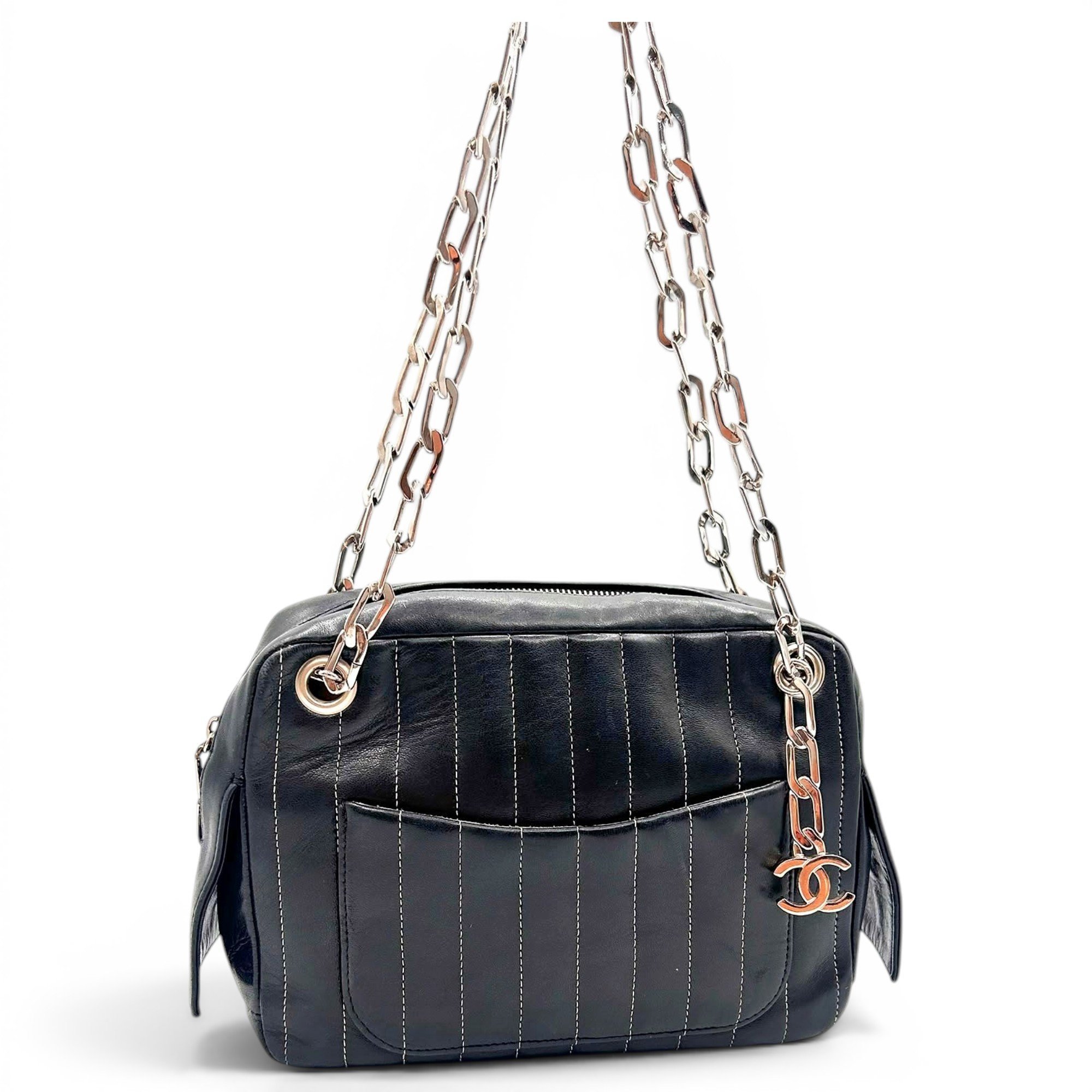 Mademoiselle leather handbag