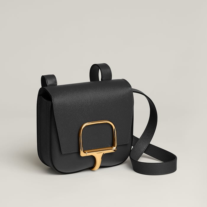 Noir Hermès Della Cavalleria Mini Bag