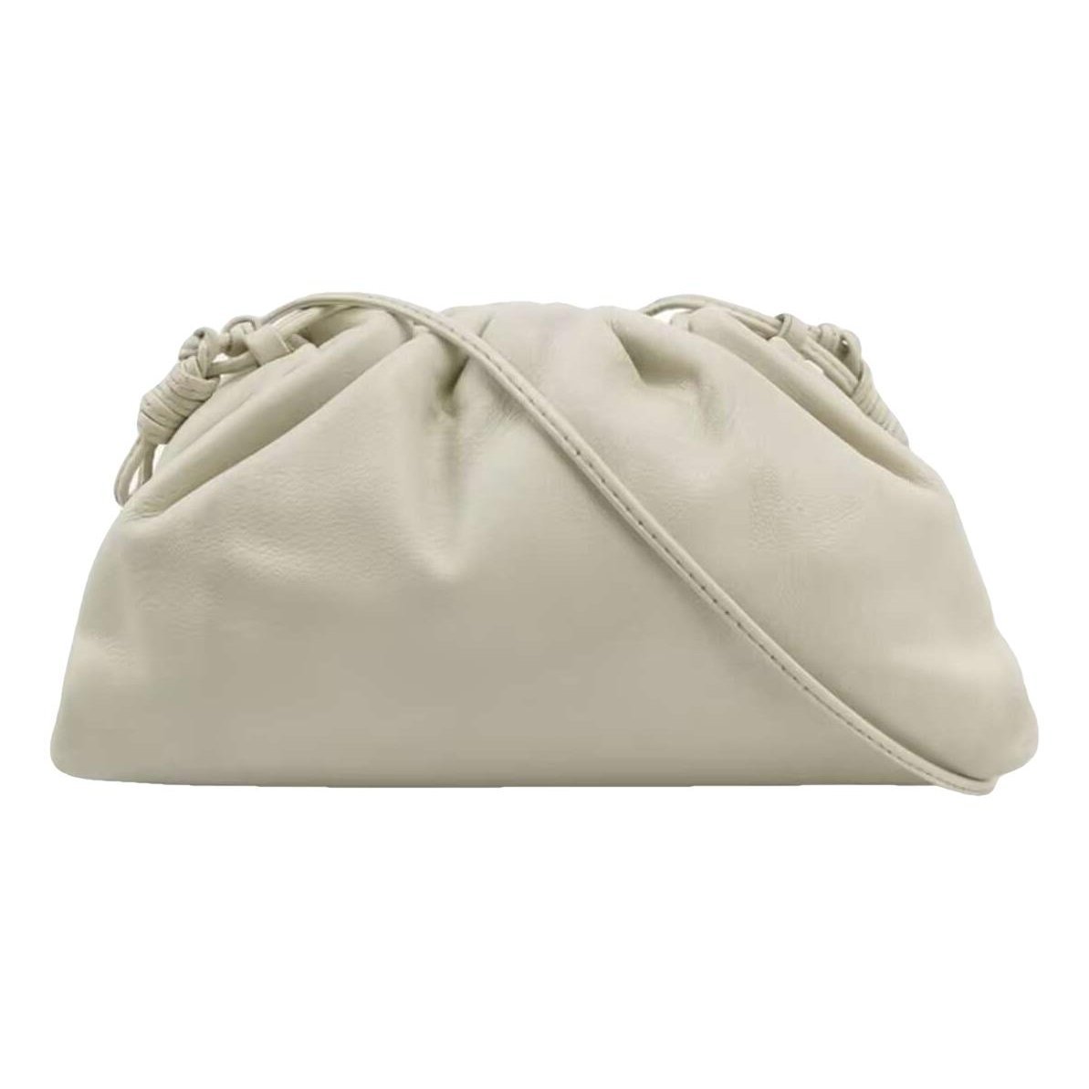 Pouch leather handbag