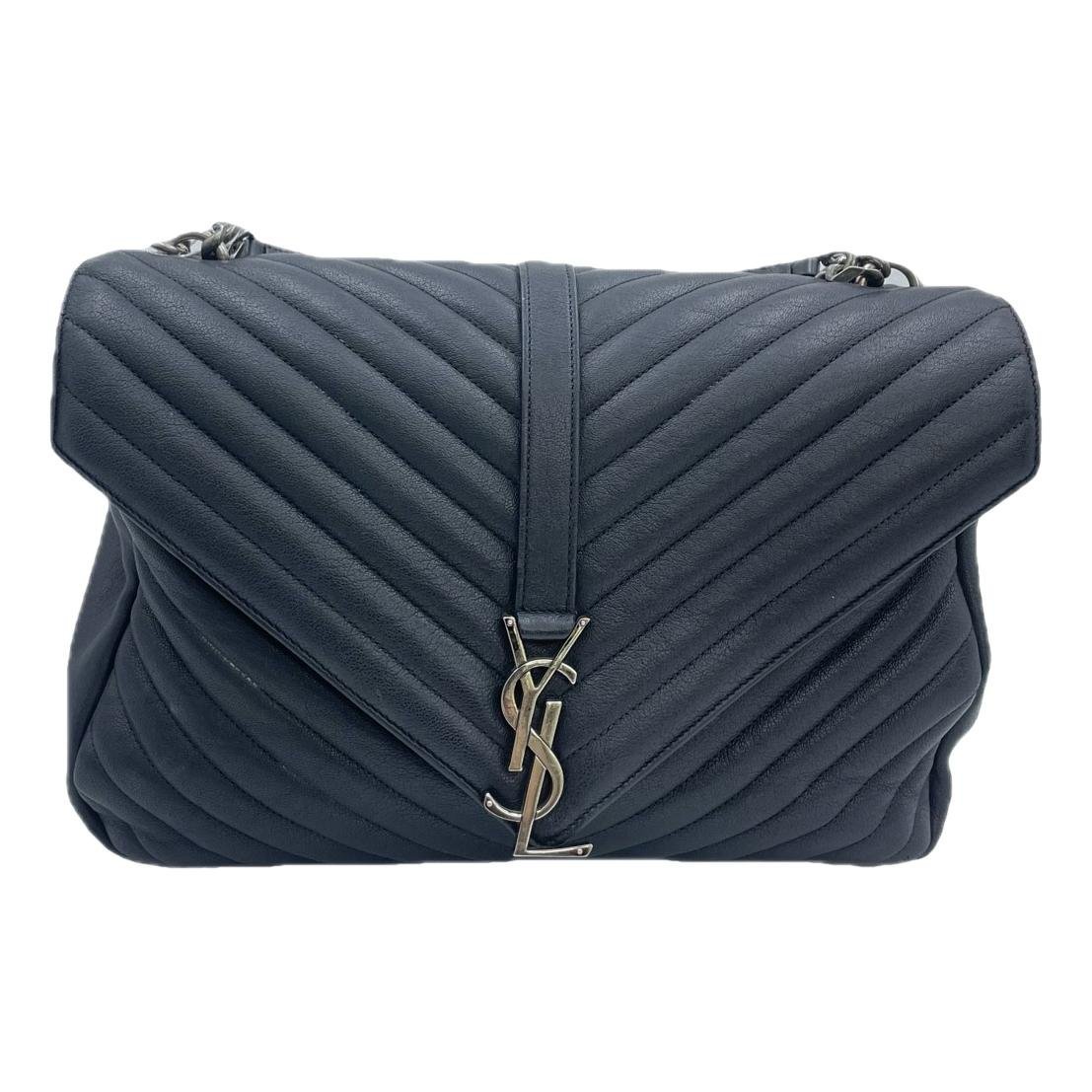 Collége monogramme leather handbag