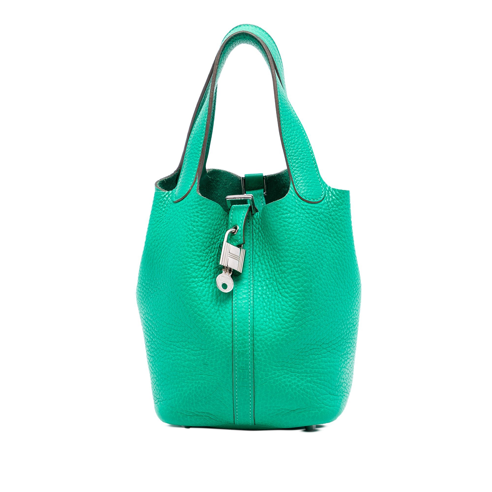Picotin leather handbag