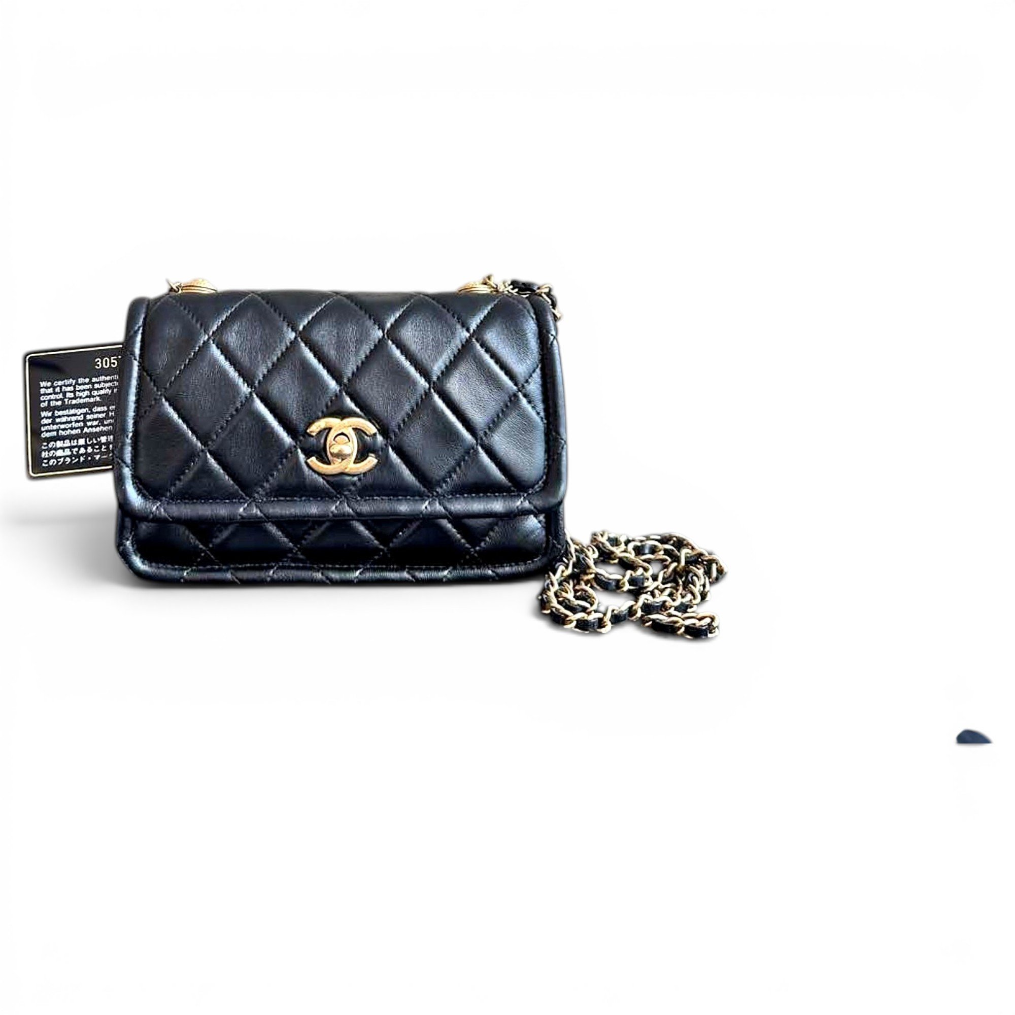 Wallet On Chain Timeless/Classique leather handbag