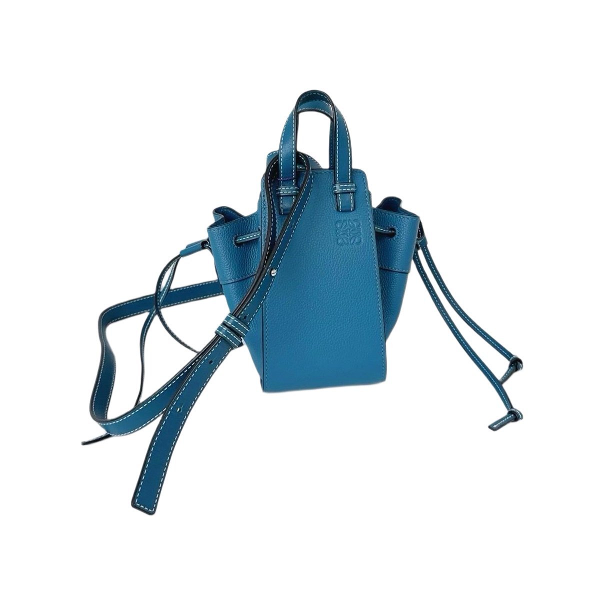 Hammock leather handbag