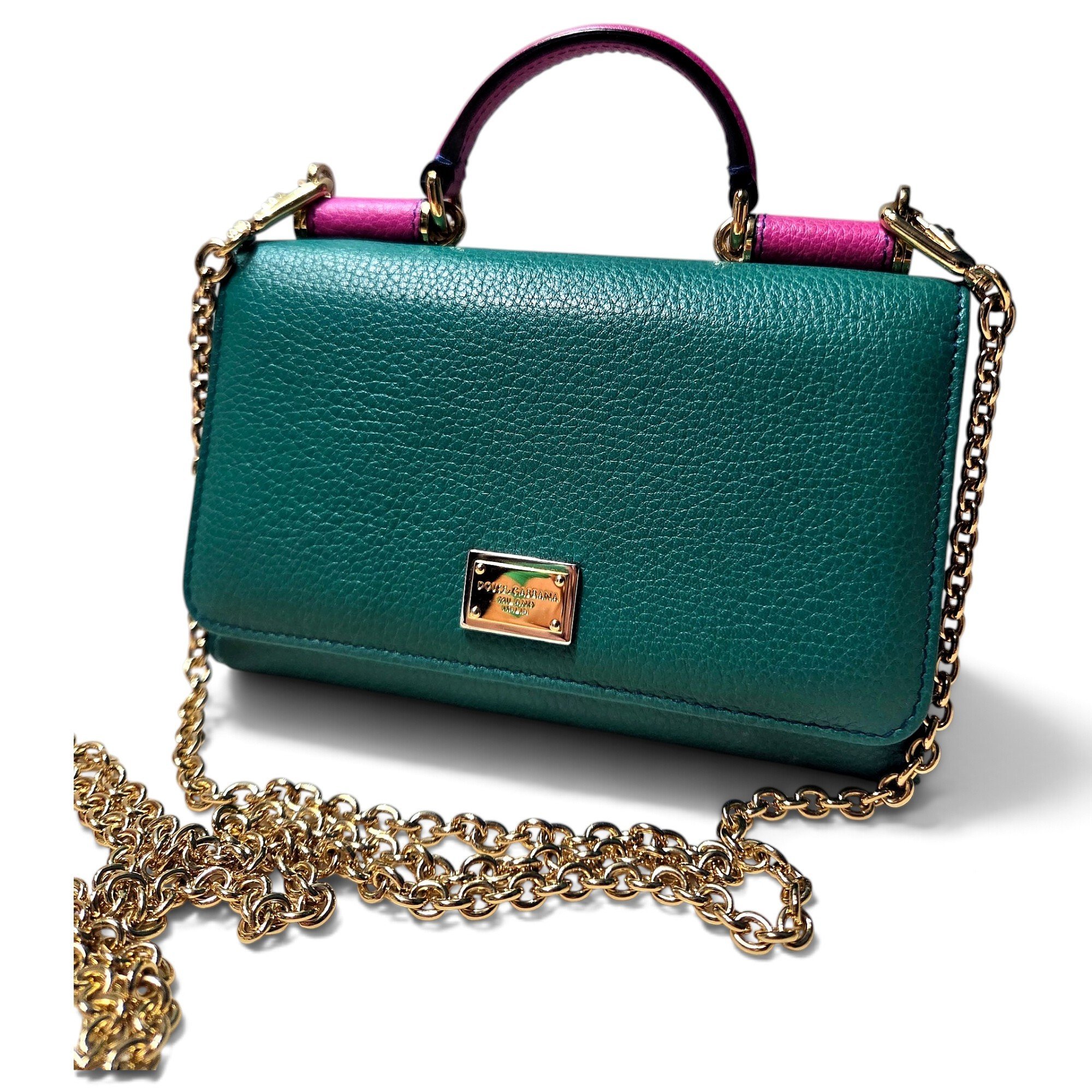Sicily leather clutch bag