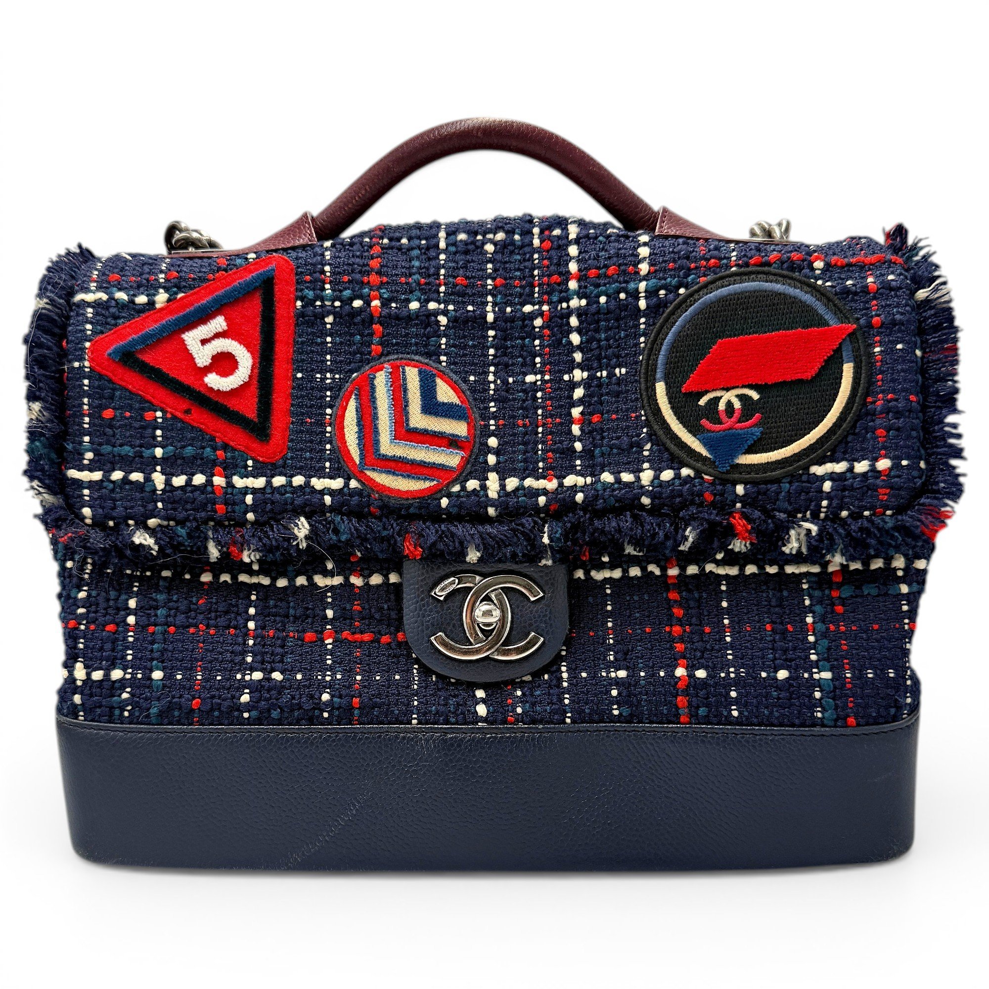 Chanel 19 tweed handbag