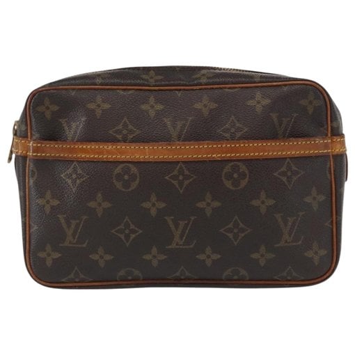 Leather clutch bag