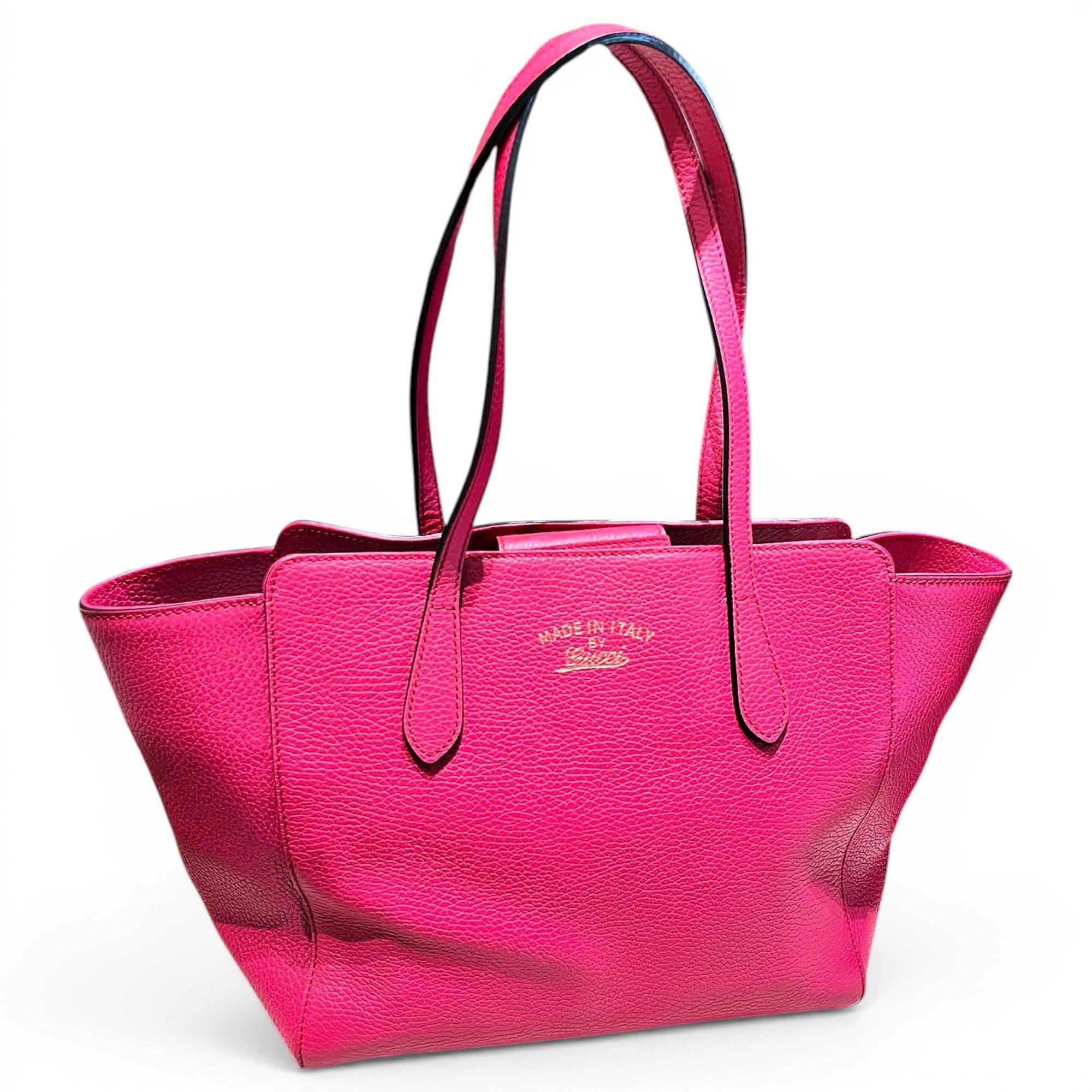 Swing leather tote