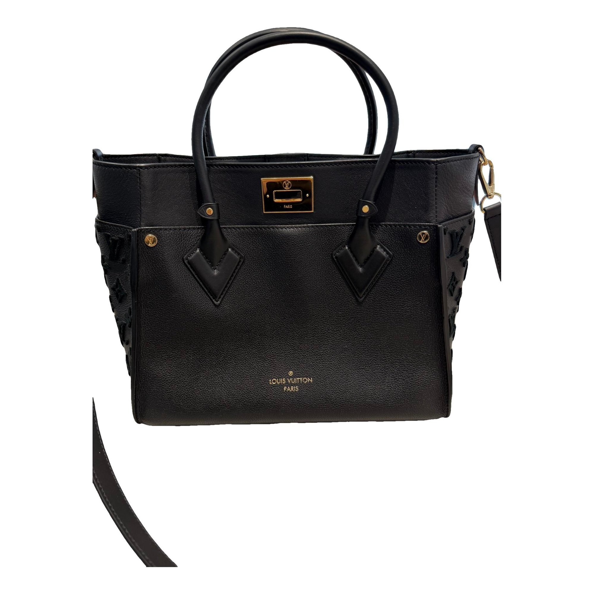 On My Side leather handbag