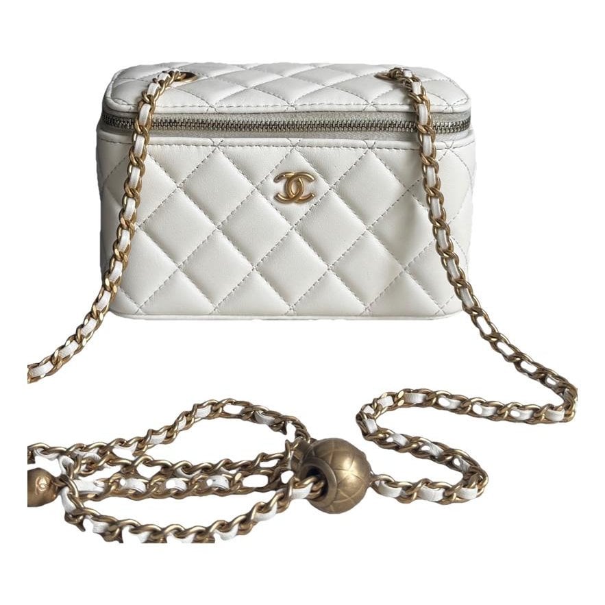 Trendy CC Vanity leather handbag