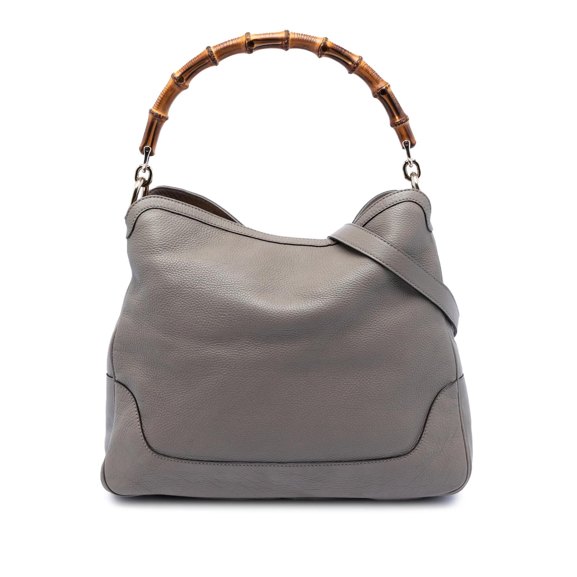 Bamboo pony-style calfskin satchel