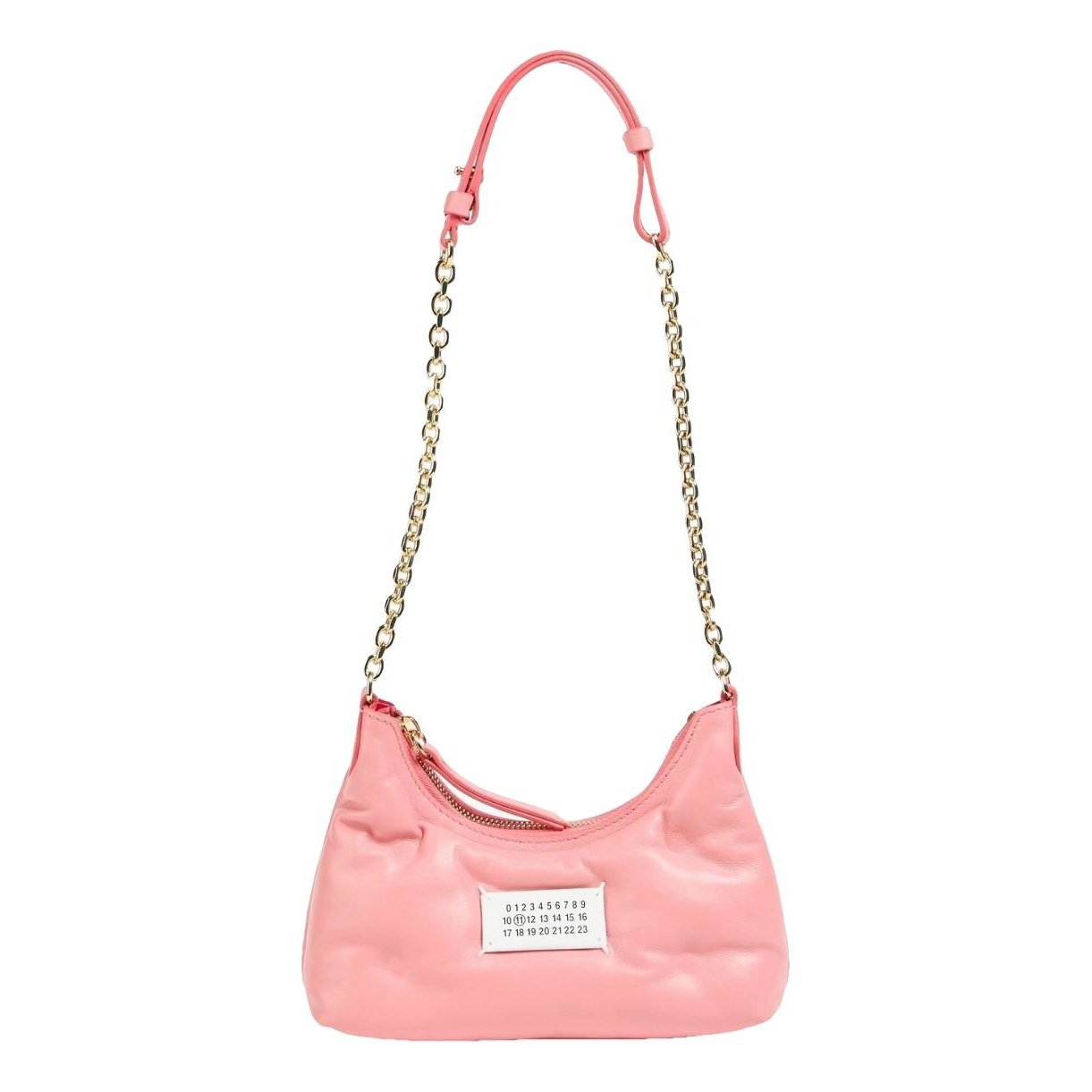 Leather clutch bag