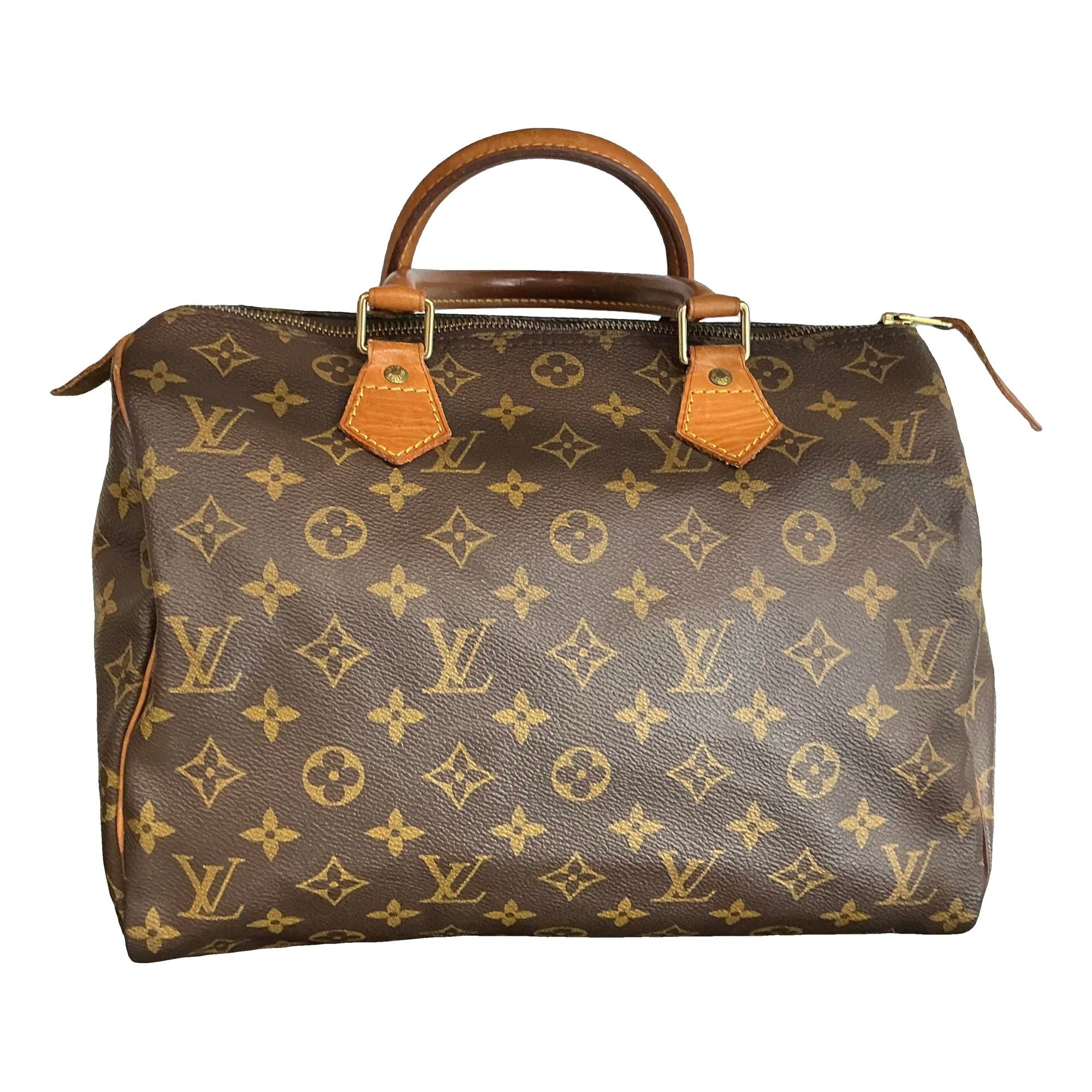 Speedy leather handbag