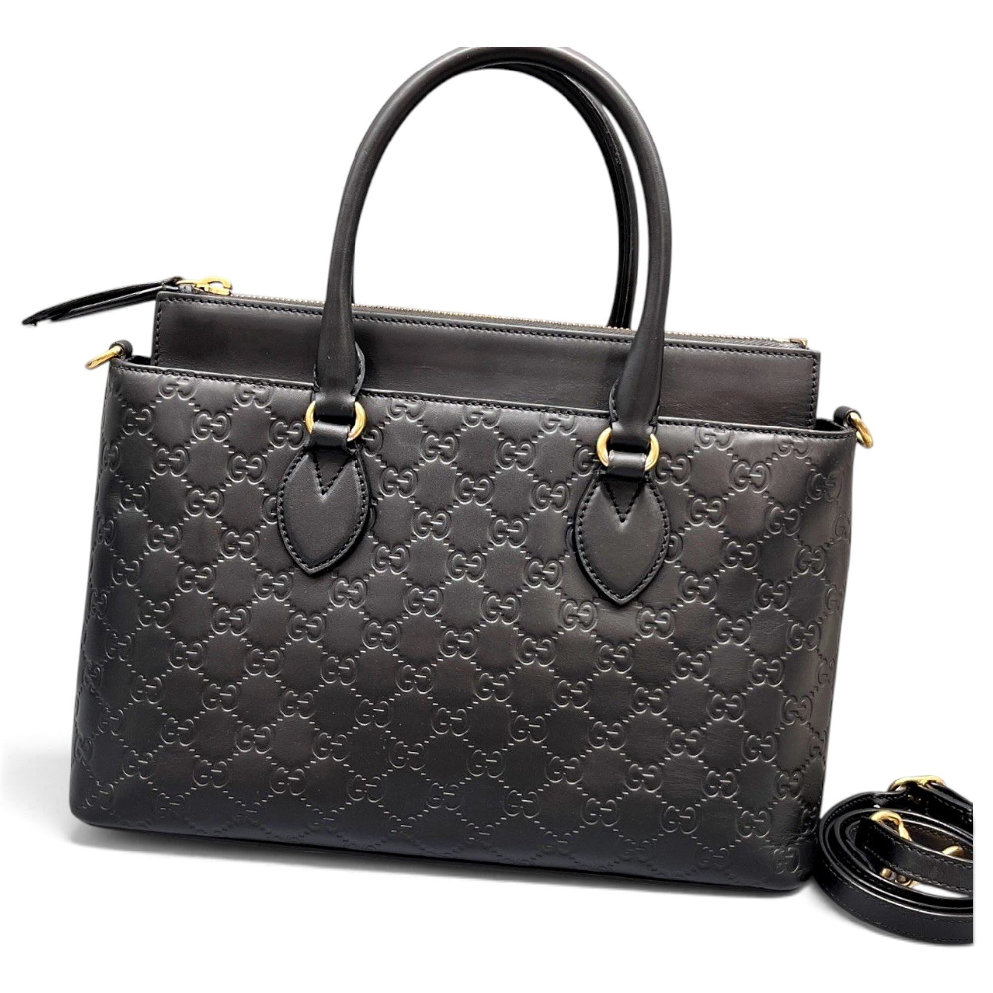 Leather handbag