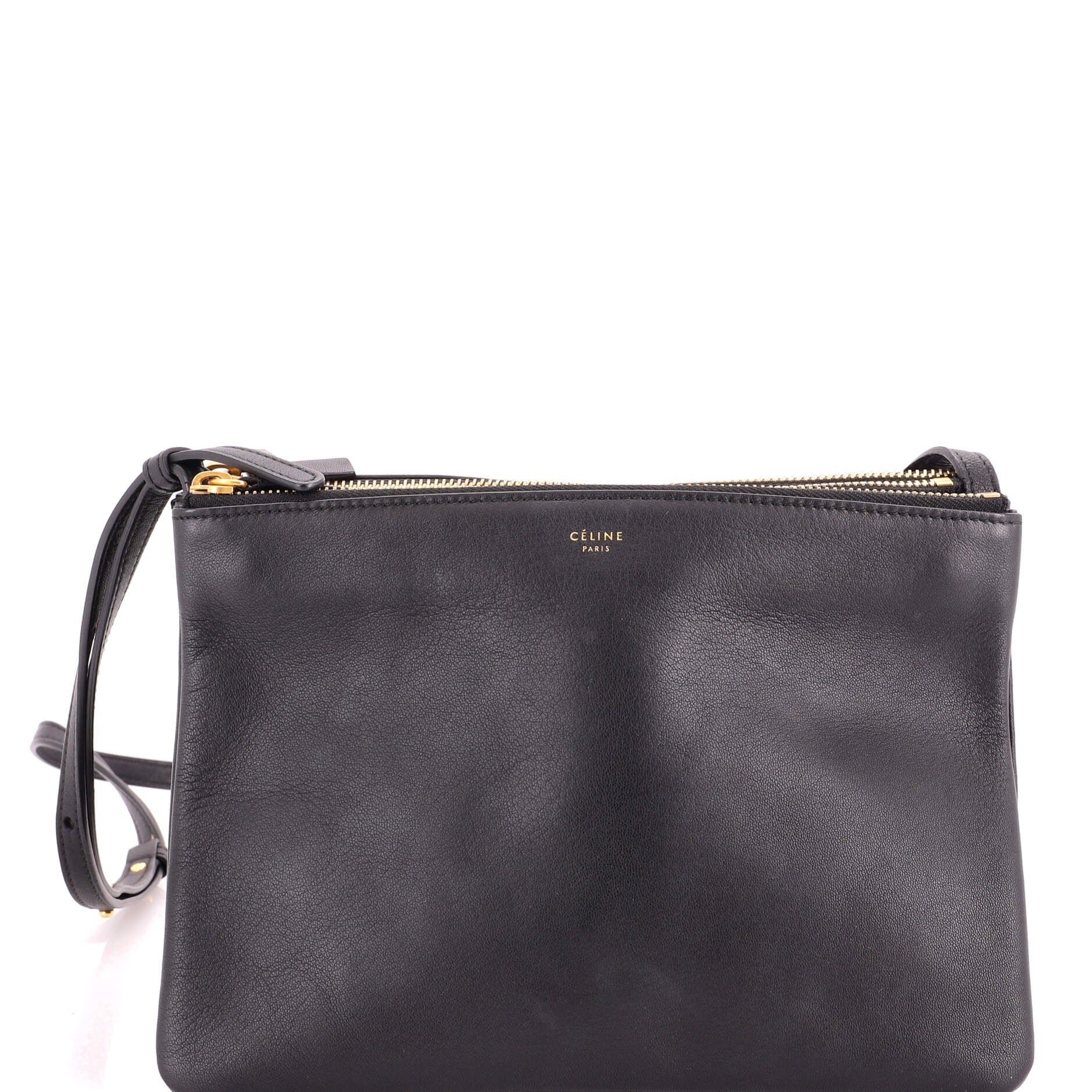 Trio leather crossbody bag