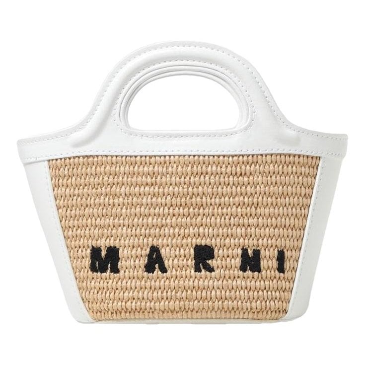 Tropicalia leather handbag