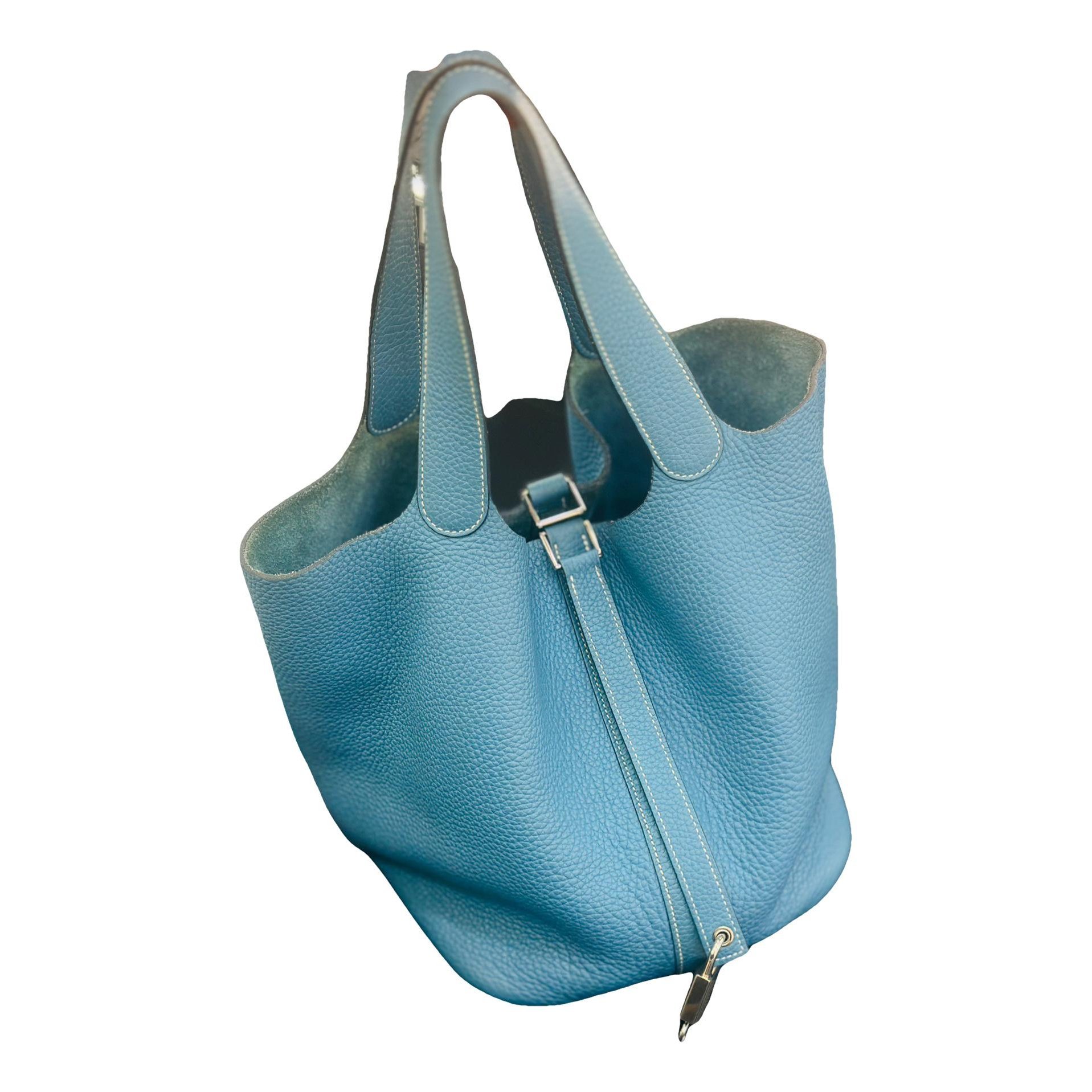 Picotin leather handbag