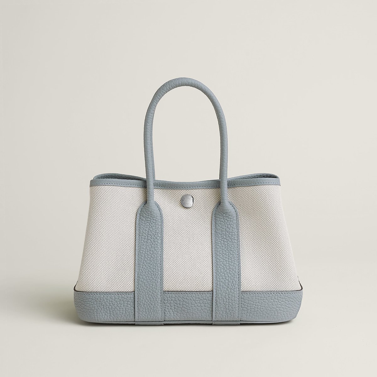 Hermès Neo Garden 23 bag Écru/Bleu Glacier/Gris Pantin | BagUSeek
