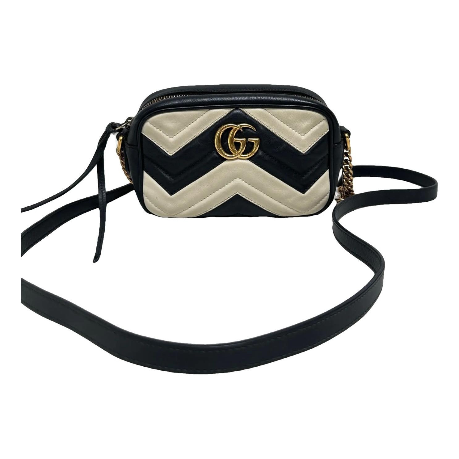 GG Marmont Chain Matelasse leather handbag