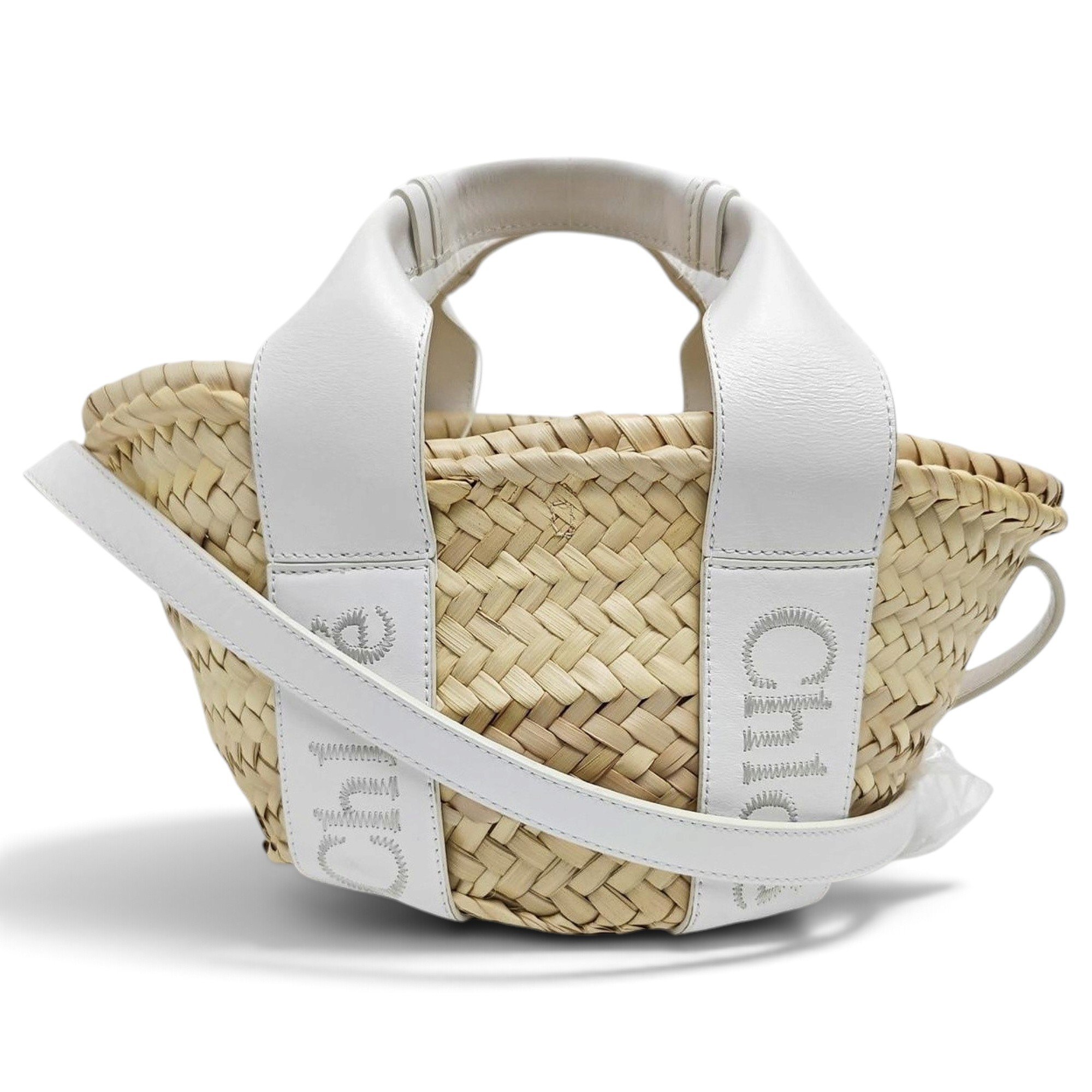 Woody Basket cloth handbag