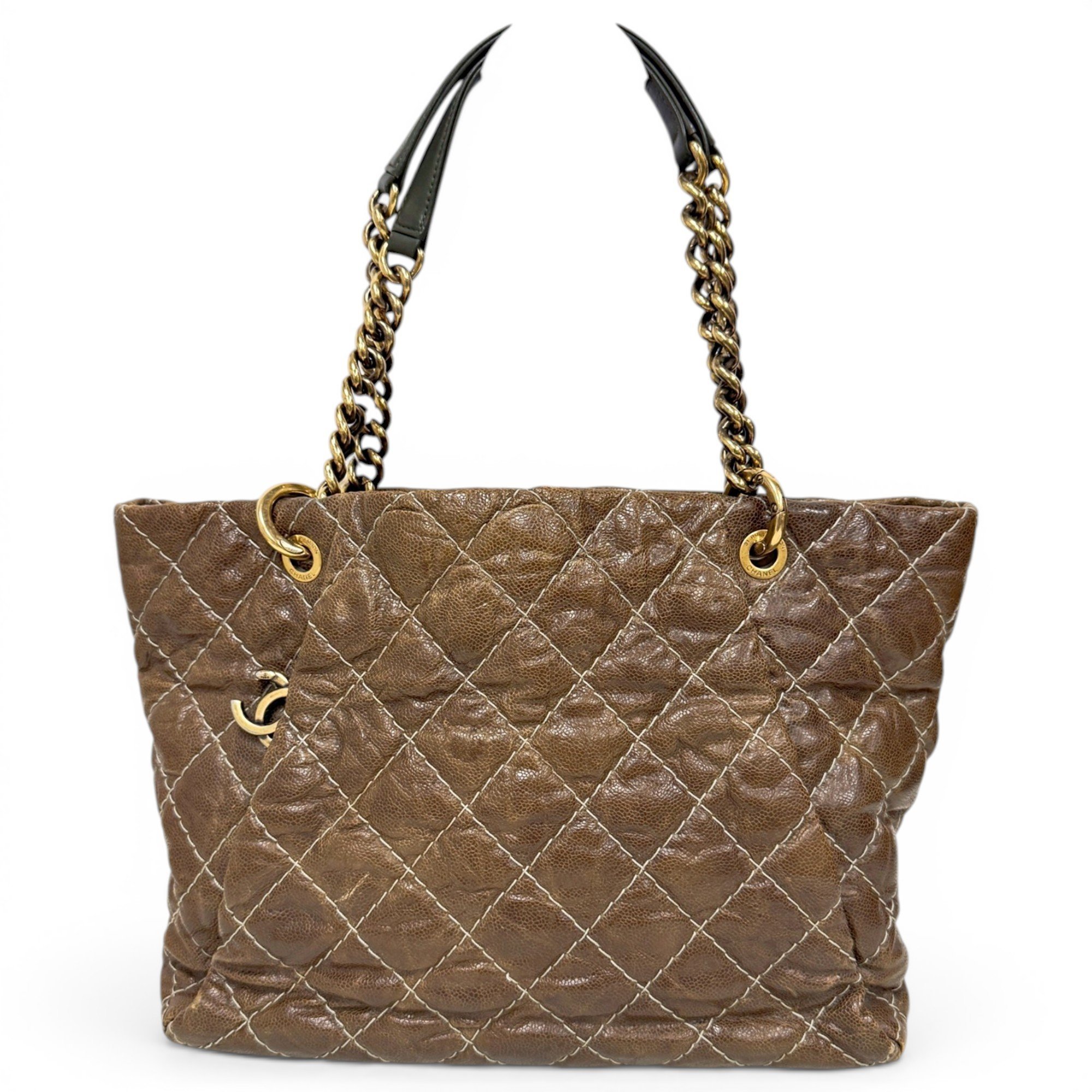 Leather tote