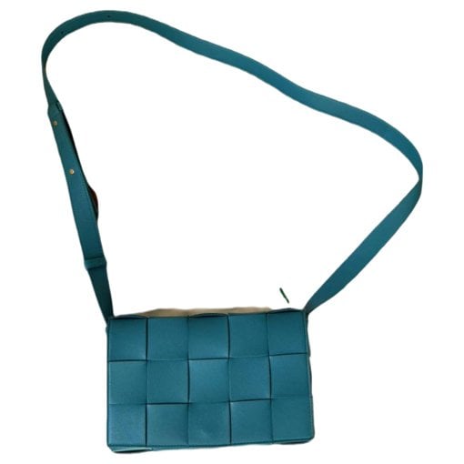 Cassette leather crossbody bag
