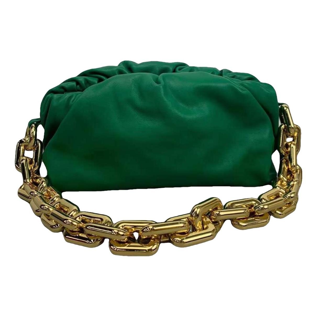 Chain Pouch leather handbag