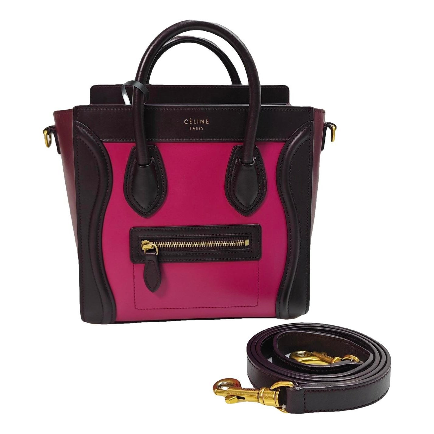 Luggage leather handbag