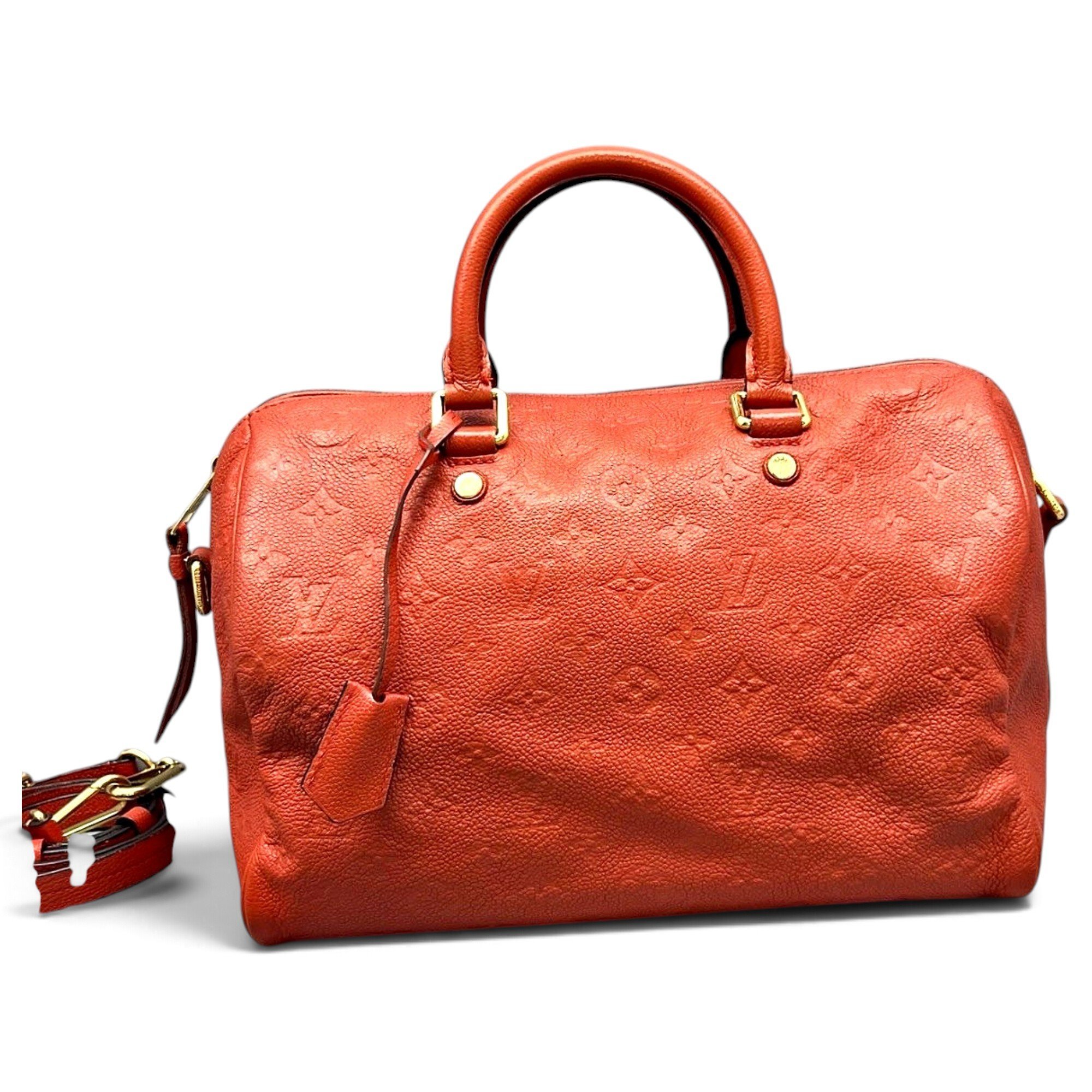 Speedy leather handbag
