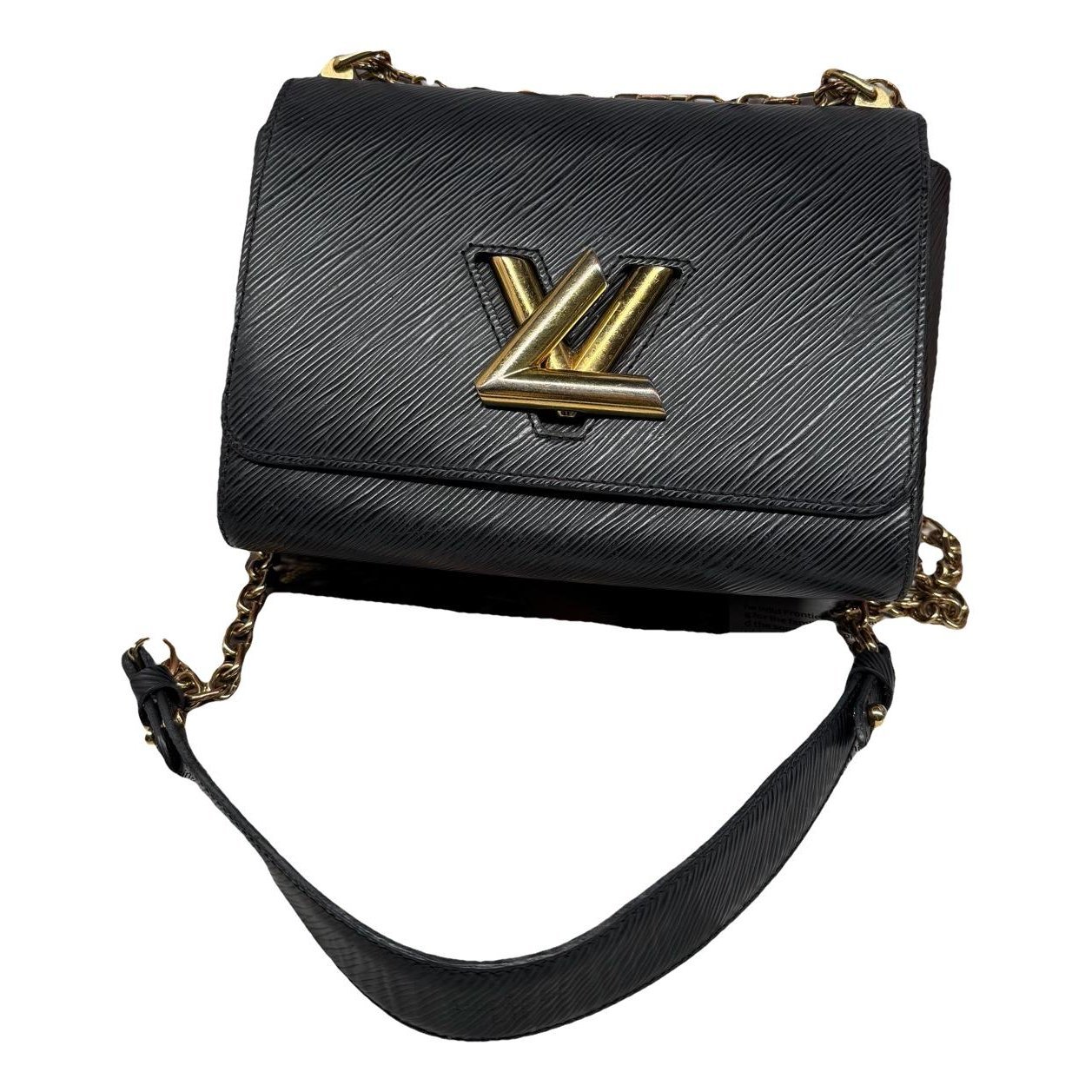 Twist leather handbag