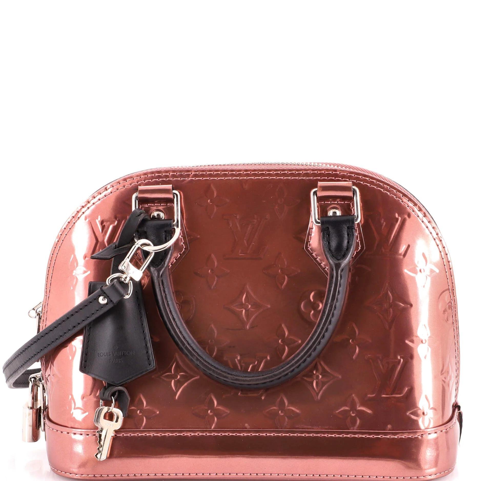 Patent leather bowling bag