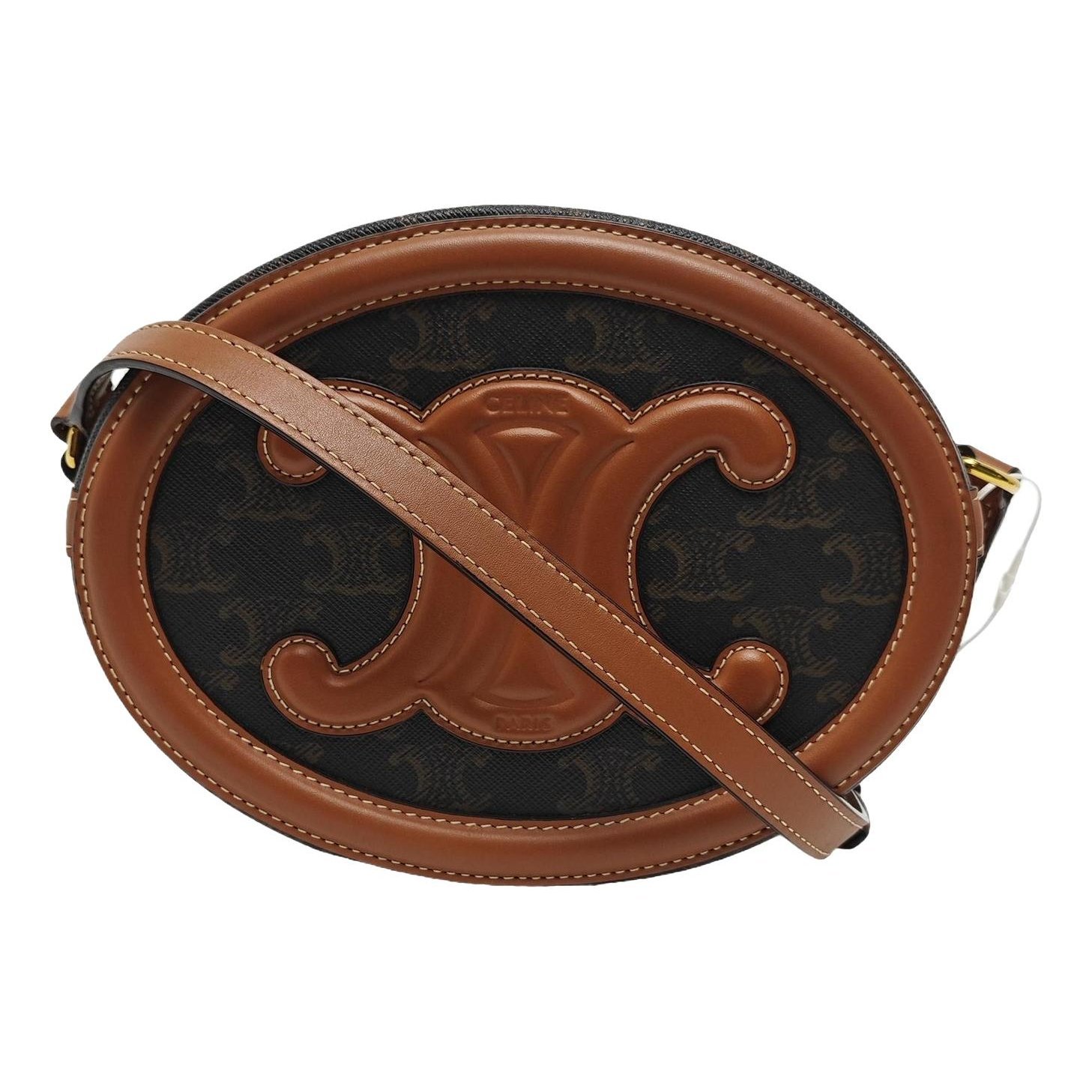 Triomphe leather handbag