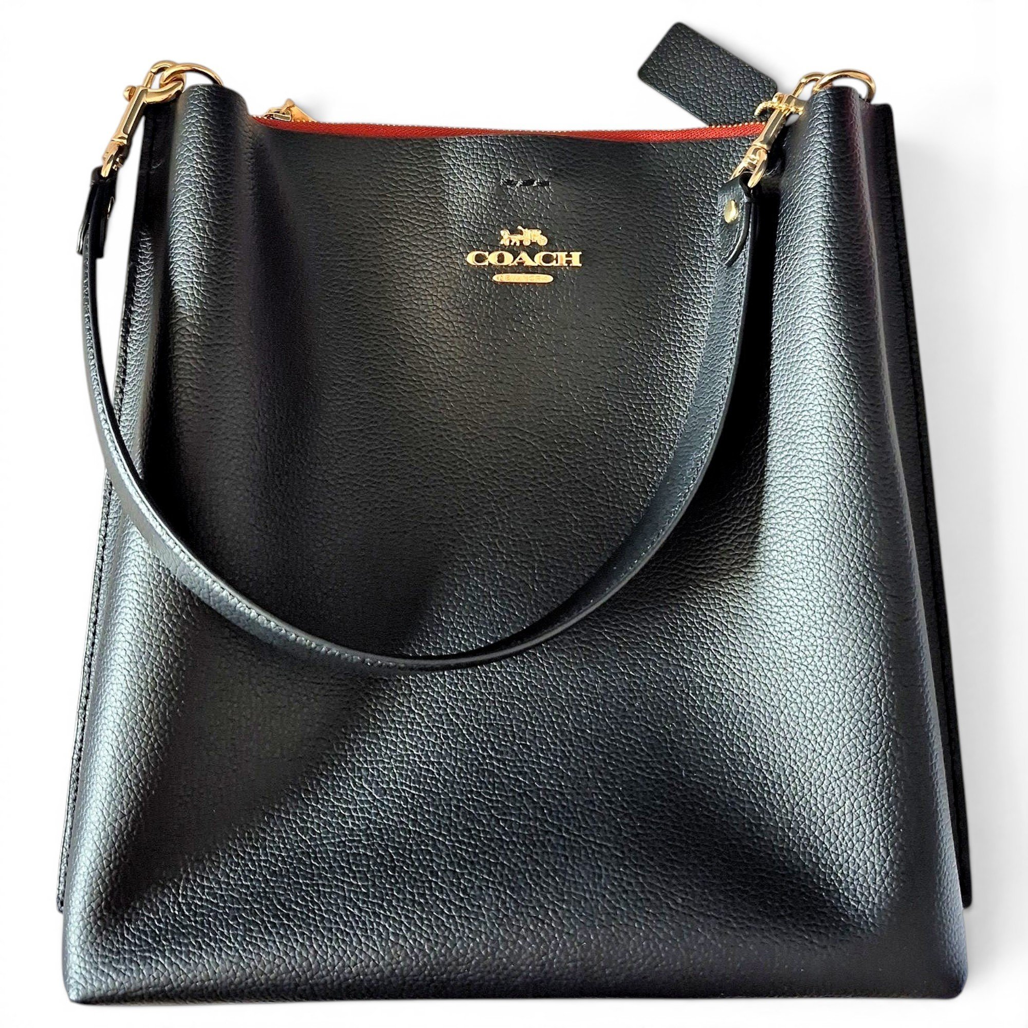 Leather handbag