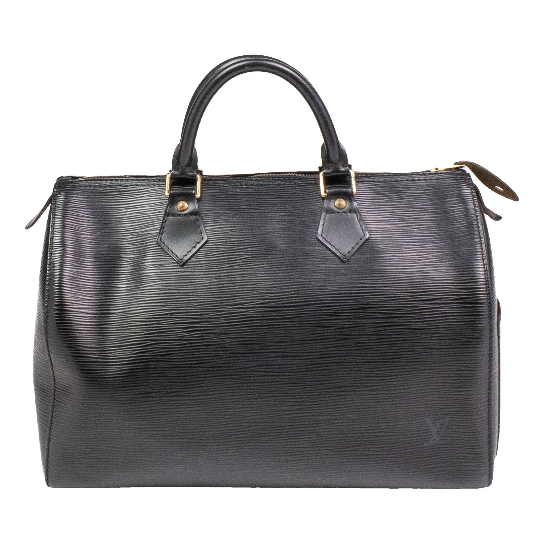 Speedy leather handbag