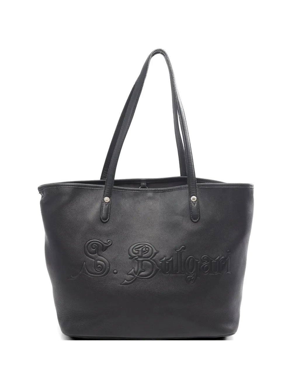 2000s Collezione leather tote bag