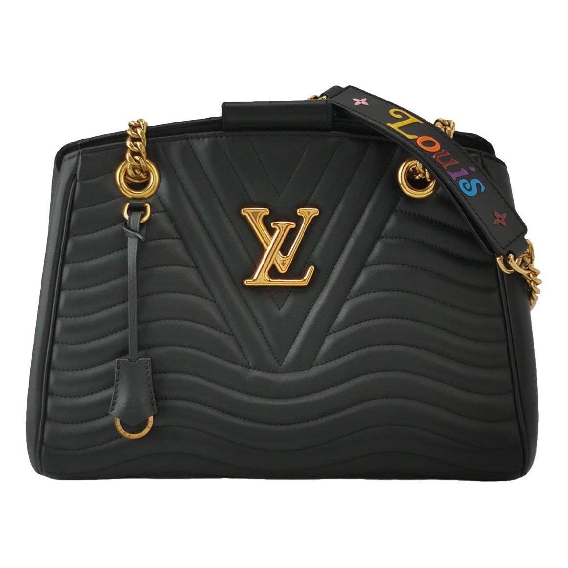 New Wave leather handbag