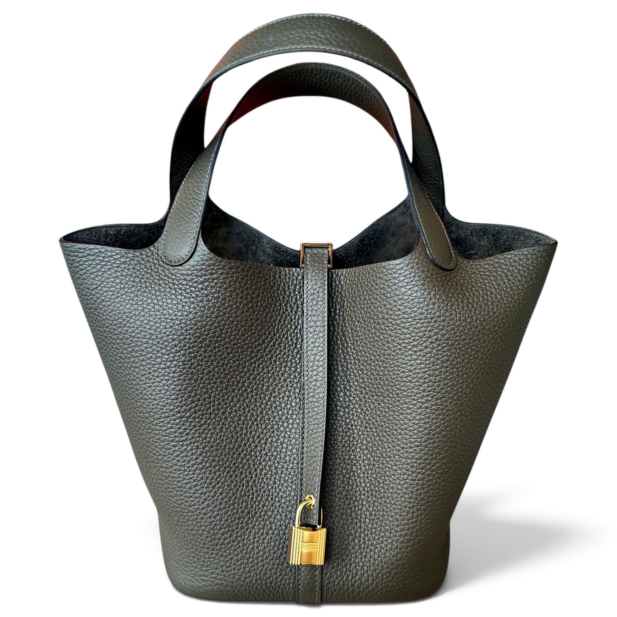 Picotin leather handbag