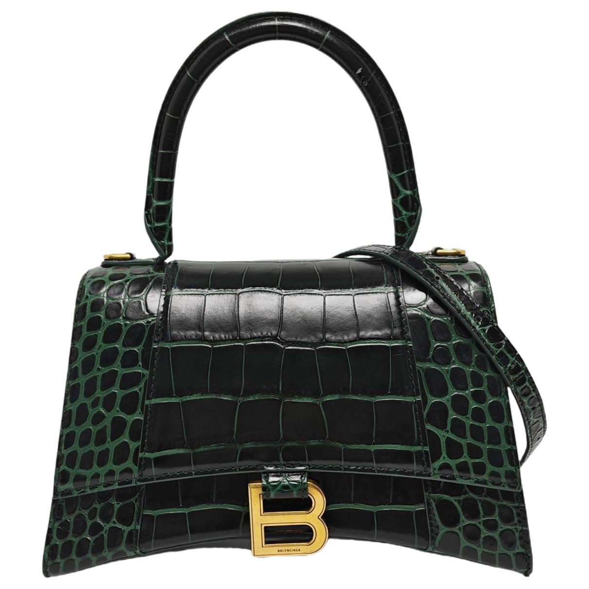 Balenciaga Hourglass leather handbag