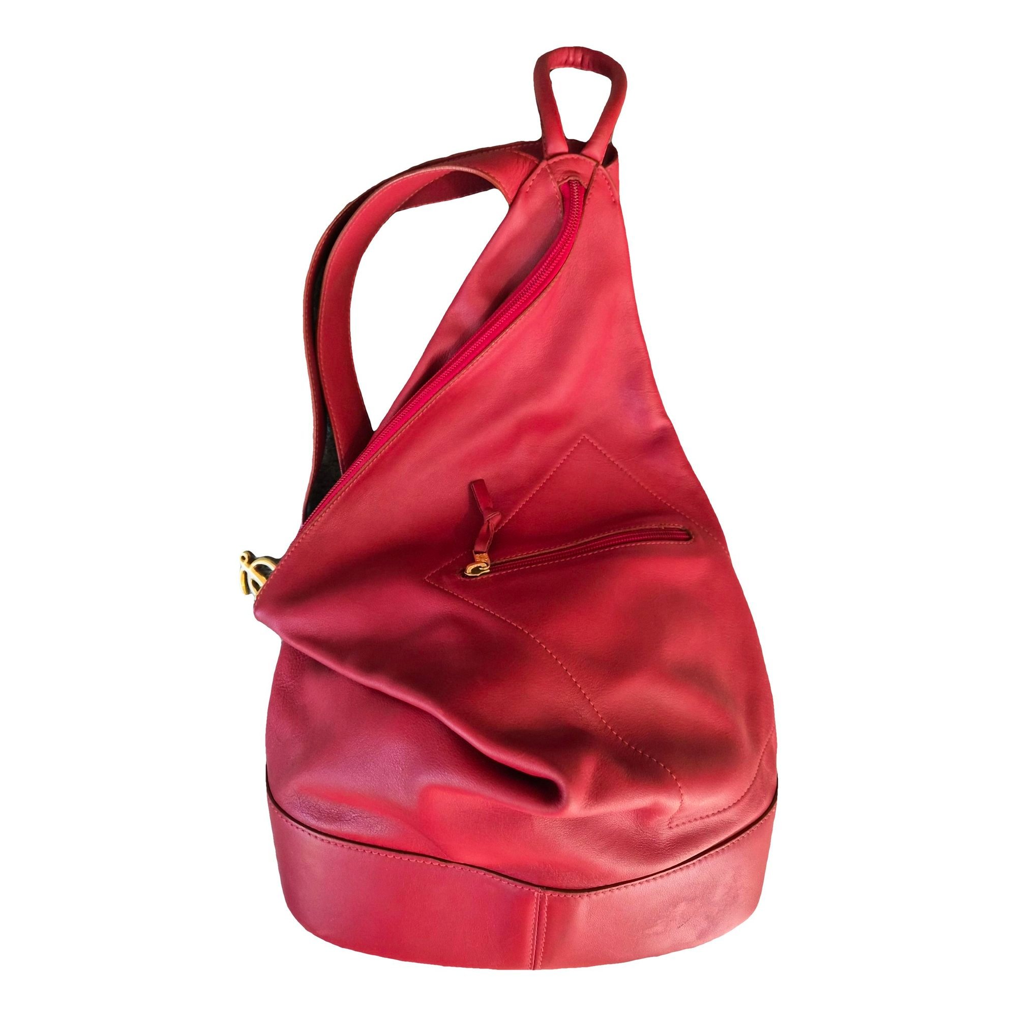 Hammock leather backpack