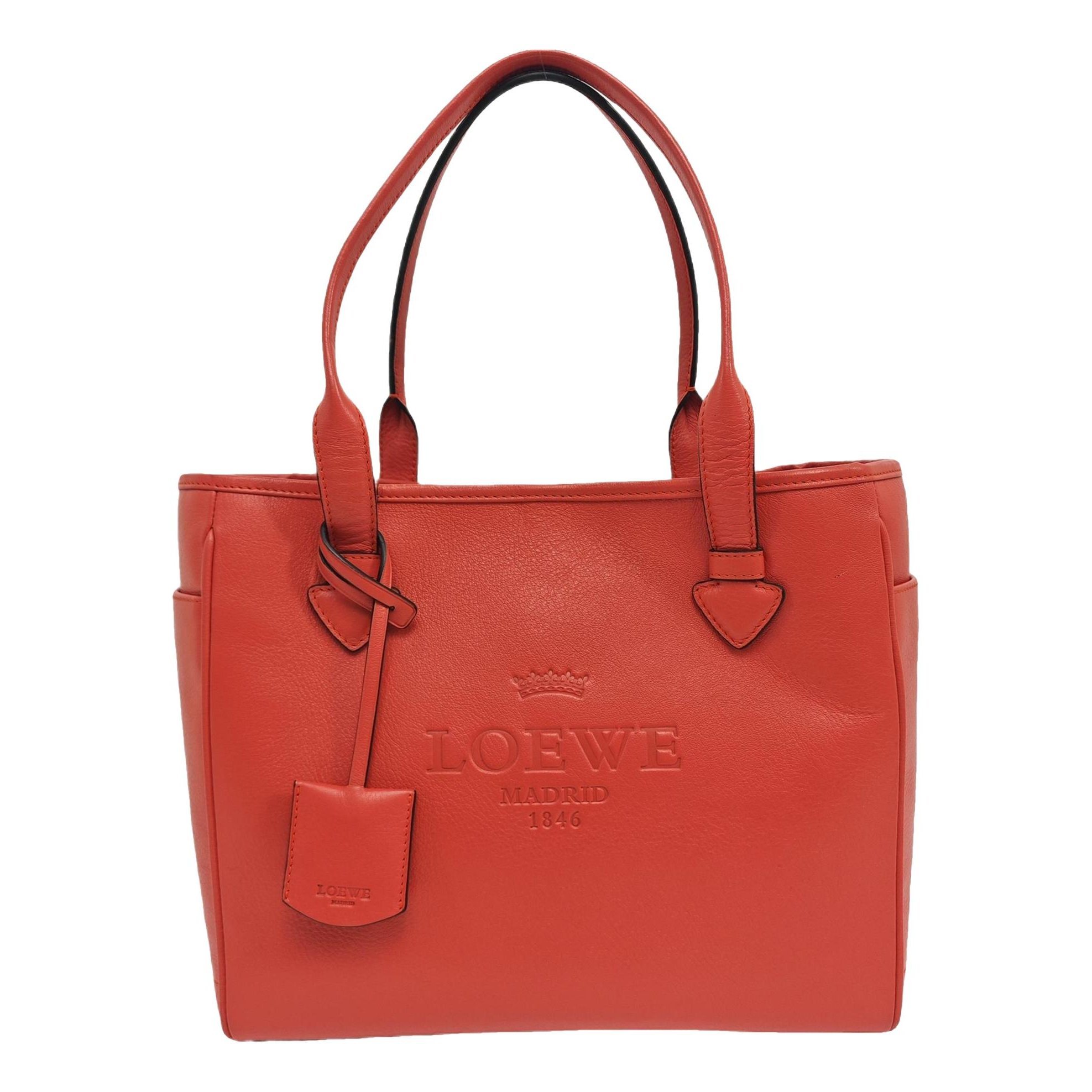 T Shopper leather handbag