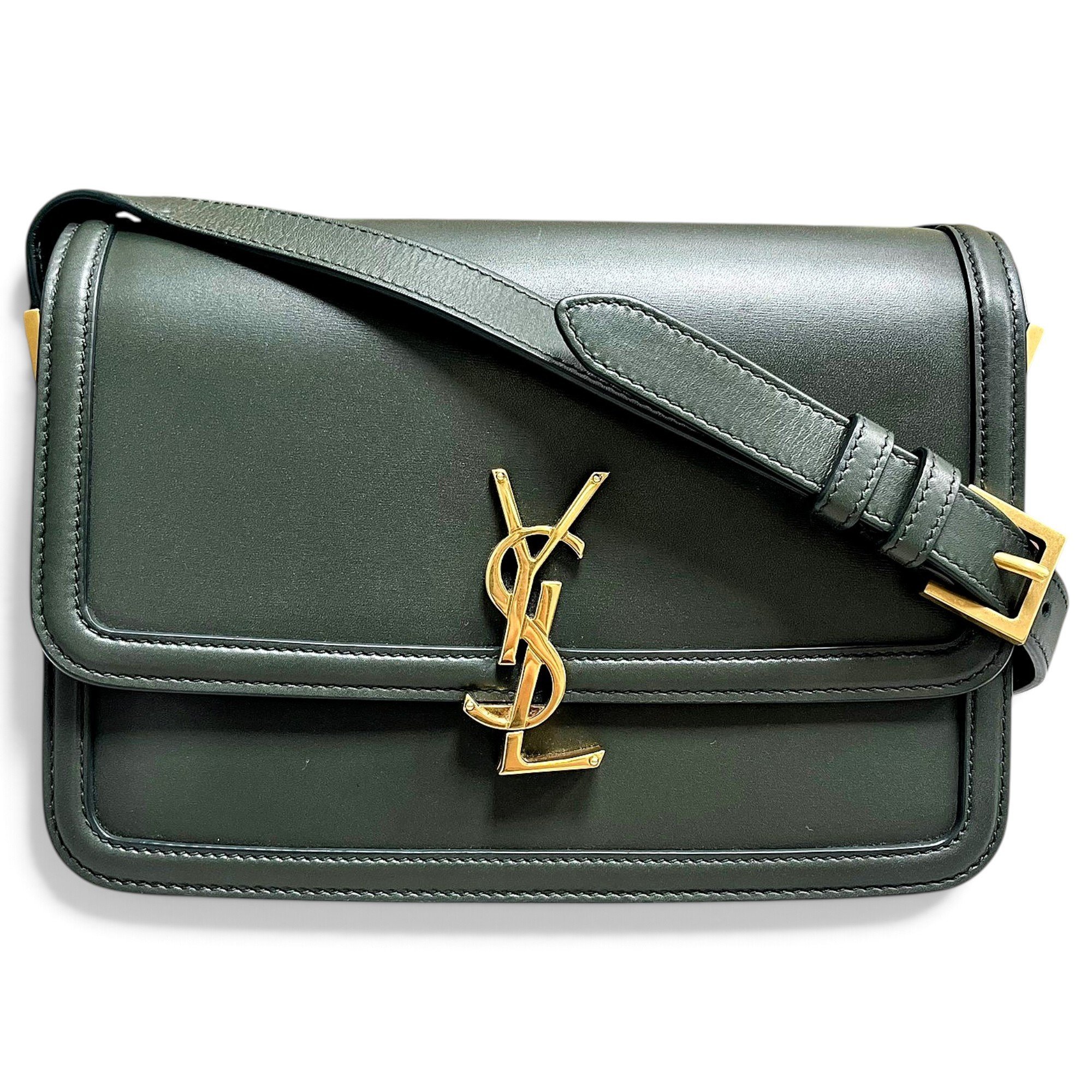 Solférino leather handbag