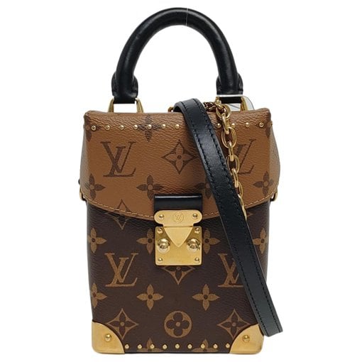 Camera Box leather handbag