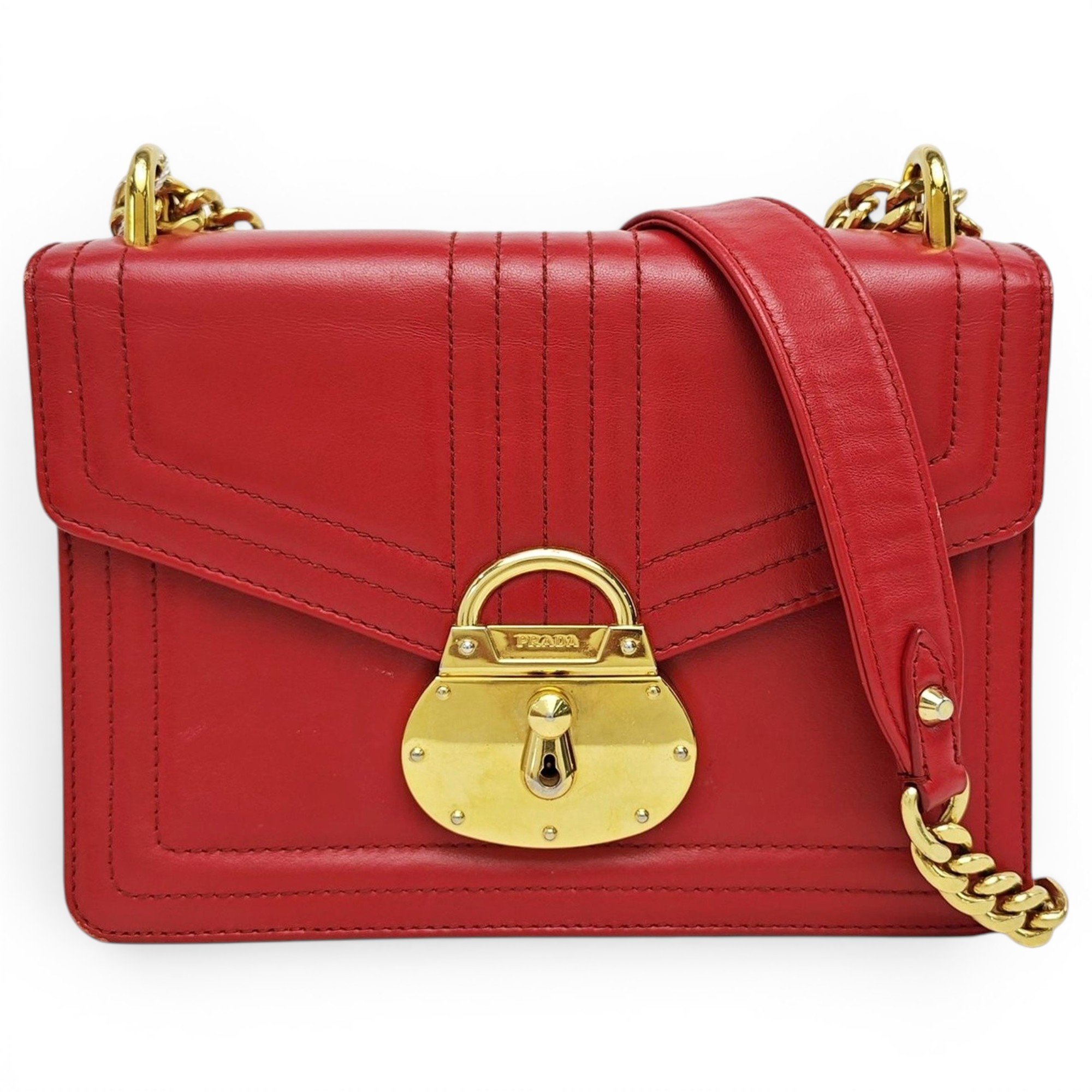 Leather handbag