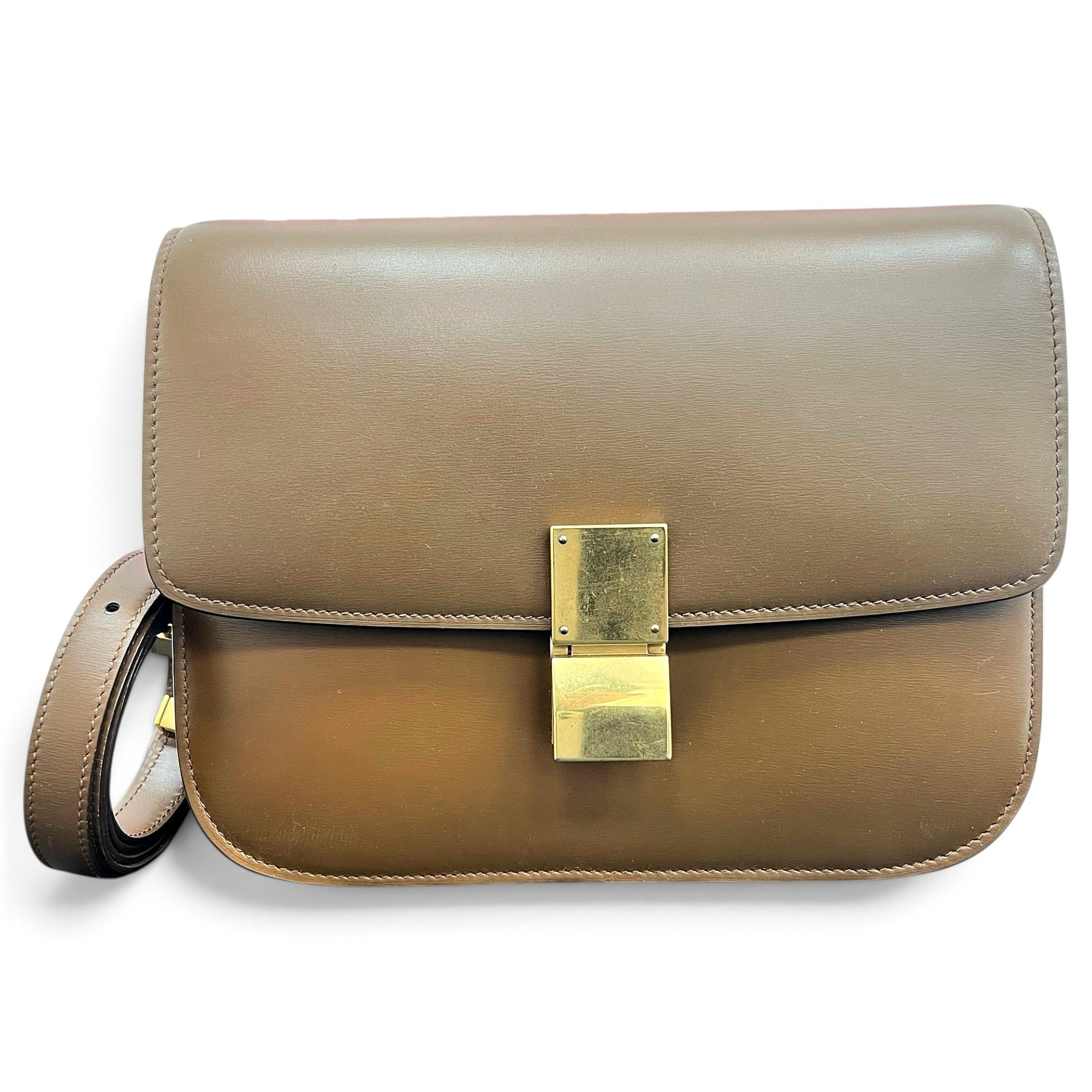 Classic leather handbag
